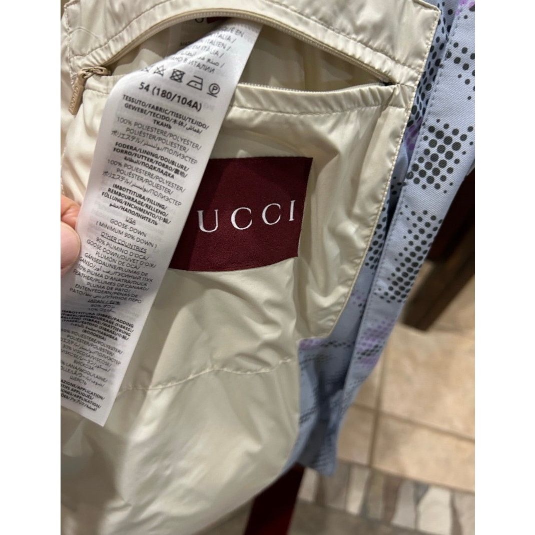Gucci Gucci printed technical Poplin puffer jacket size 54/XXL Size US XXL / EU 58 / 5 - 7 Thumbnail