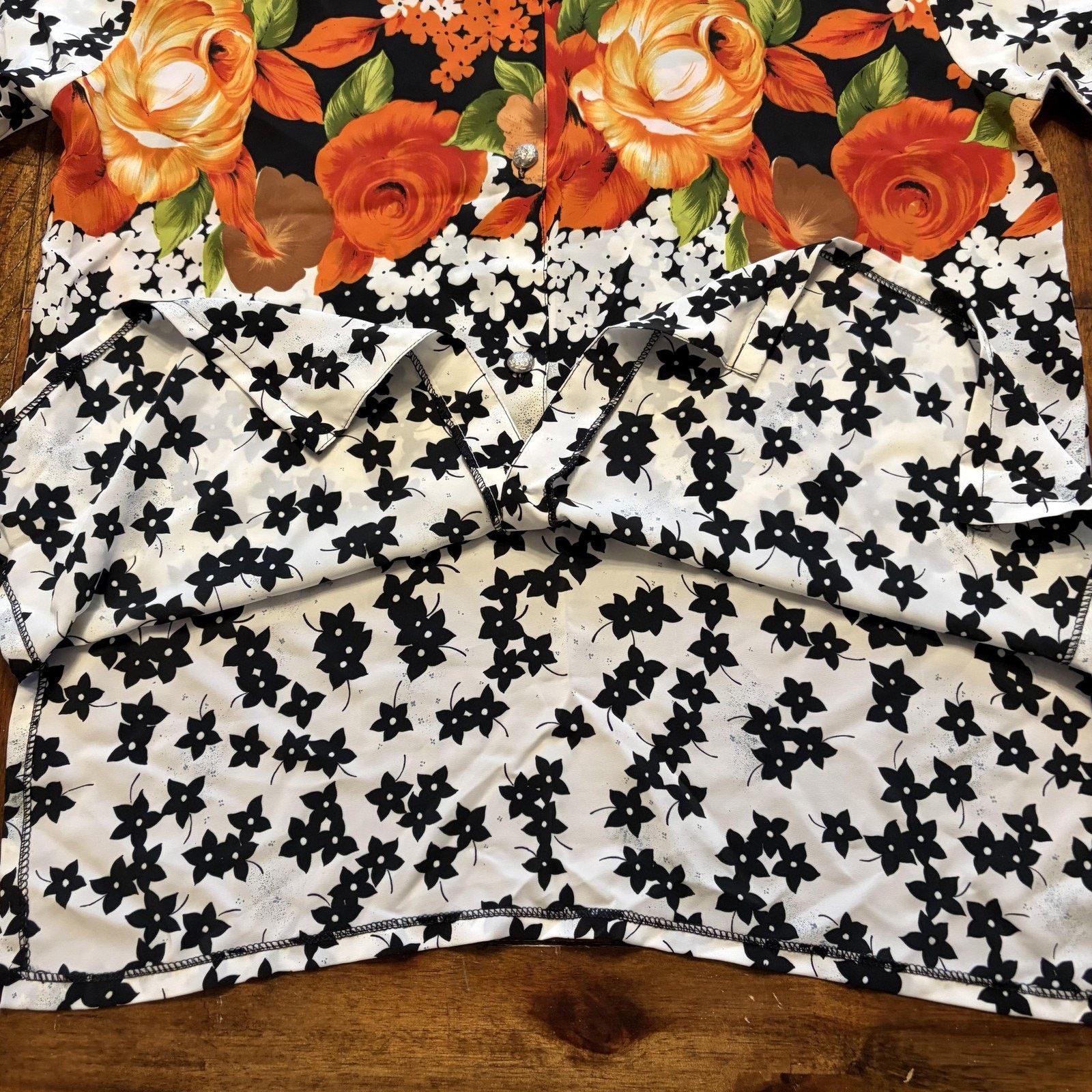 Chloe Chloé Vintage Floral Print Short Sleeve Shirt Women See Meas Size M / US 6-8 / IT 42-44 - 5 Thumbnail