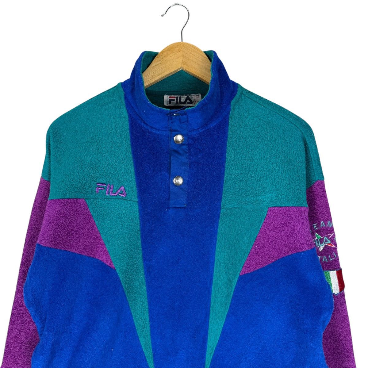 Fila 🌟FILA ITALIA FLEECE COLORWAY JACKET Size M / US 6-8 / IT 42-44 - 2 Thumbnail