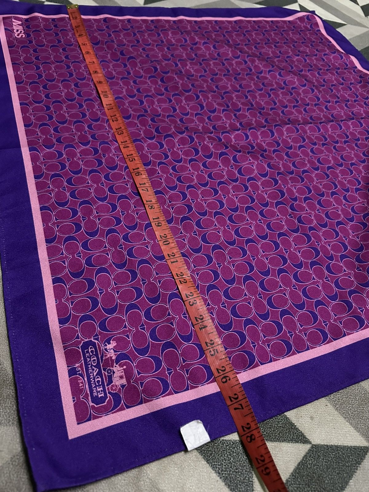 Coach Coach miss & coach scarf Size ONE SIZE - 7 Thumbnail