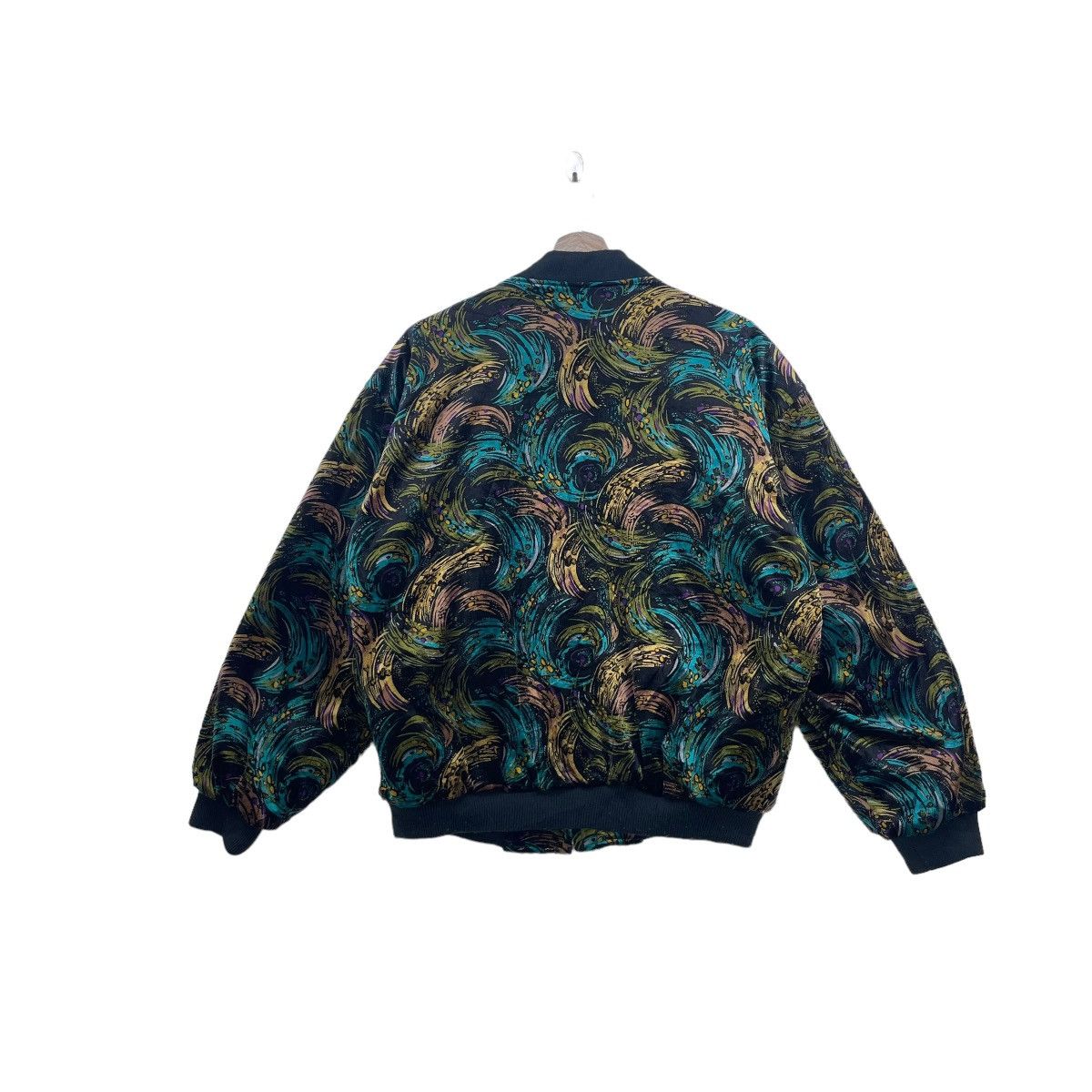 Issey Miyake × Japanese Brand 💥Japanese Brand Ten Carat Full Print Bomber Jacket Size US M / EU 48-50 / 2 - 3 Thumbnail