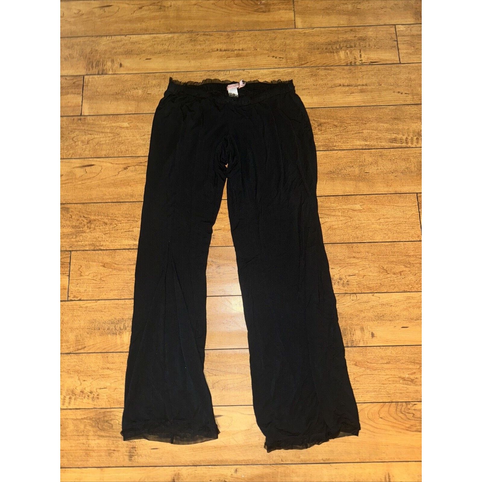 Japanese Brand × Juicy Couture × Vintage Juicy Couture Pajama Bottoms Black Size Small 26x29 Size 4XL / US 24-26 - 1 Thumbnail