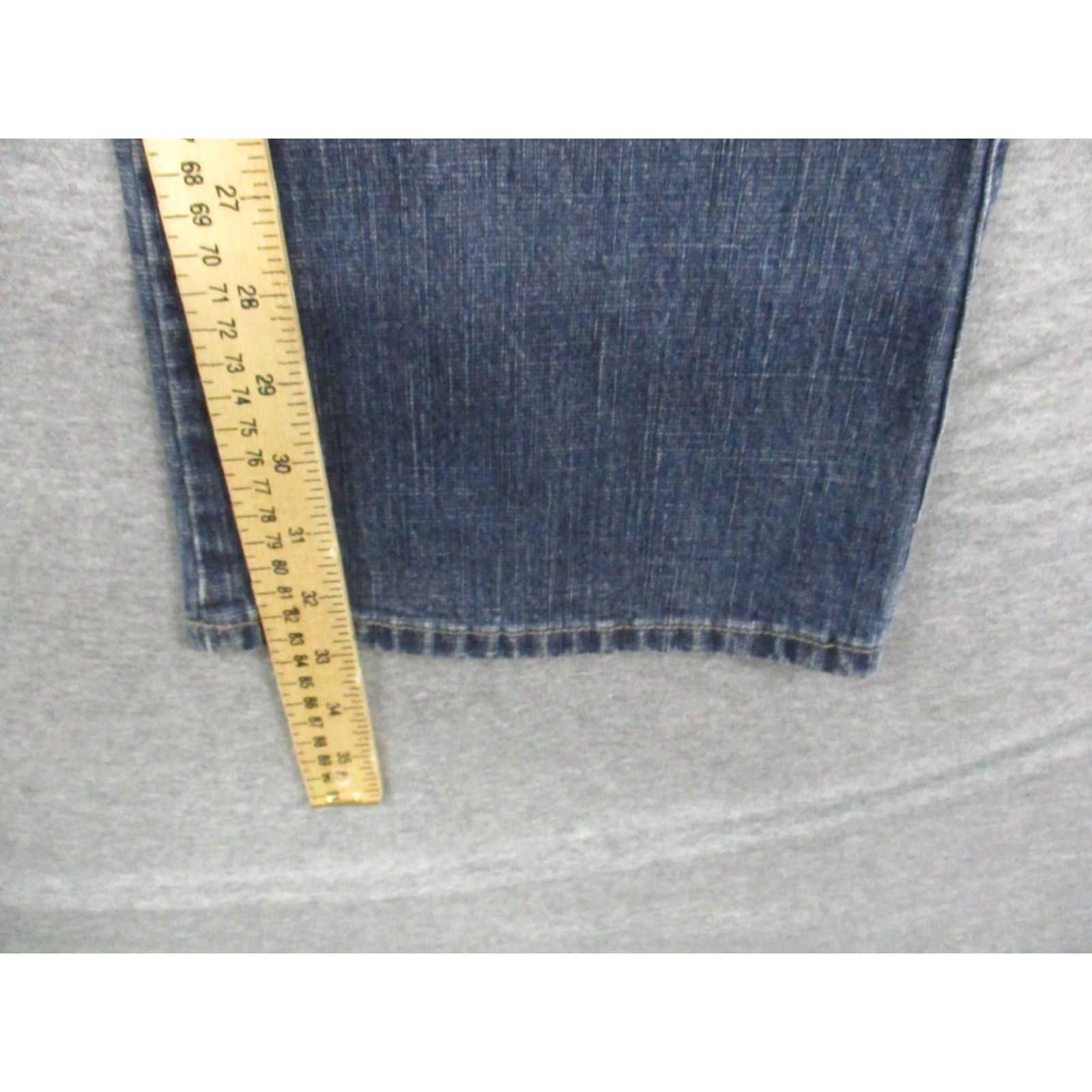 Abercrombie & Fitch VINTAGE Abercrombie & Fitch Jeans Womens 8 Flared Bootcut Blue 90s Y2K EUC Size 24" / US 00 / IT 34 - 5 Thumbnail
