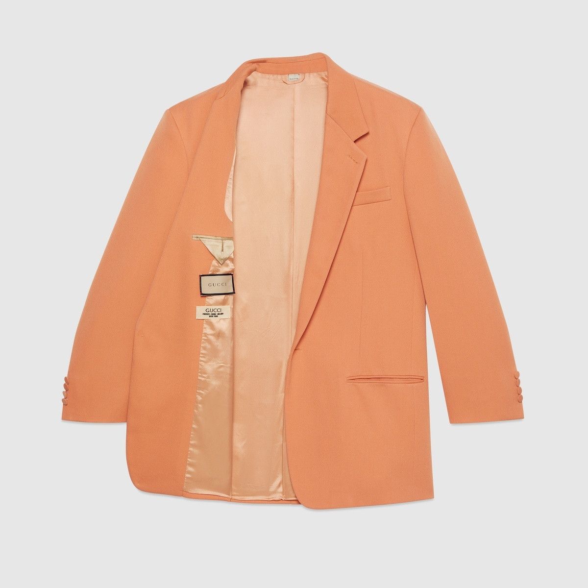 Gucci o1s1wg110125 Wool Jacket in Light Orange Size US M / EU 48-50 / 2 - 7 Thumbnail