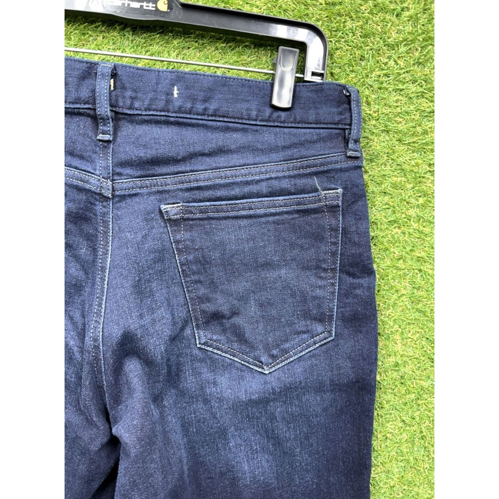 Banana Republic Banana Republic Traveler Jeans Mens 33x32 Slim Dark Wash Denim 5-Pocket Stretch Casual Jeans Mens Regular Blue Size US 33 - 5 Thumbnail