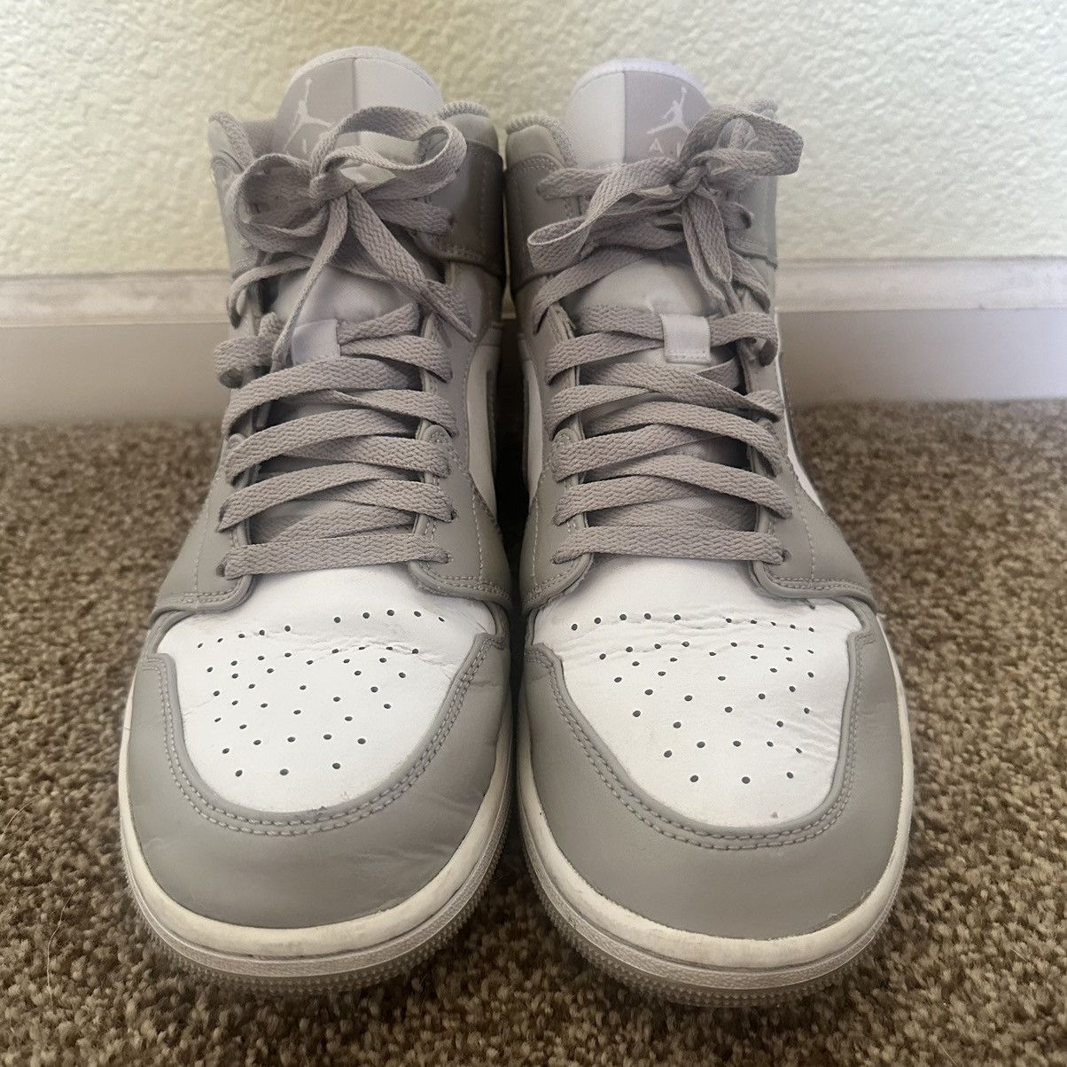 Jordan Brand Air Jordan 1 Mid - linen grey (11) Size US 11 / EU 44 - 5 Thumbnail