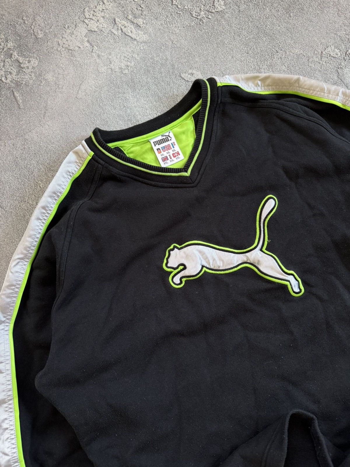 Puma × Vintage Puma XXL big logo sweatshirt vintage retro longsleeve jumper Size US XXL / EU 58 / 5 - 2 Thumbnail