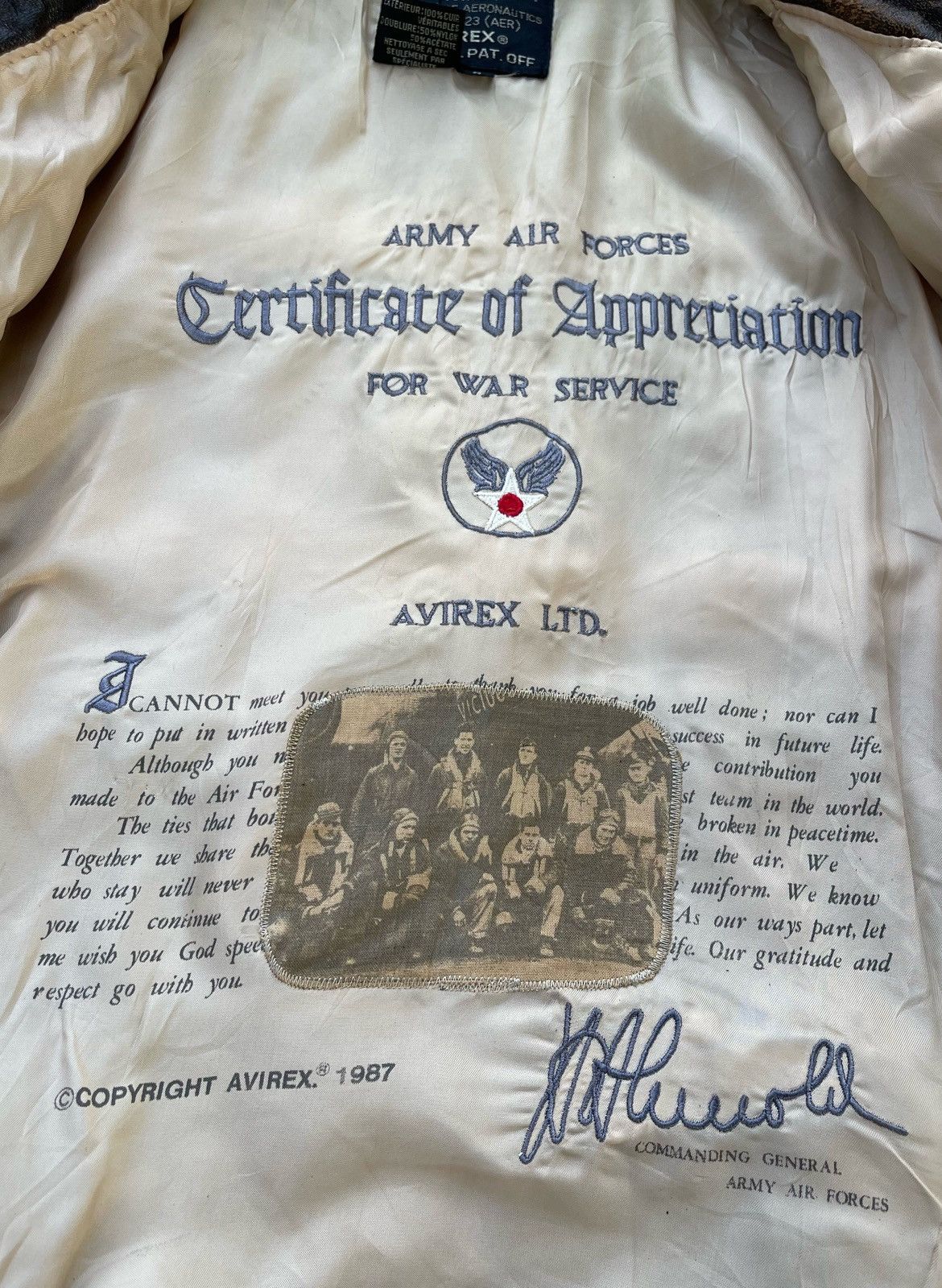 Avirex 🔥VINTAGE 80s AVIREX U.S.NAVY GENUINE LEATHER FLIGHT JACKET Size US S / EU 44-46 / 1 - 17 Thumbnail