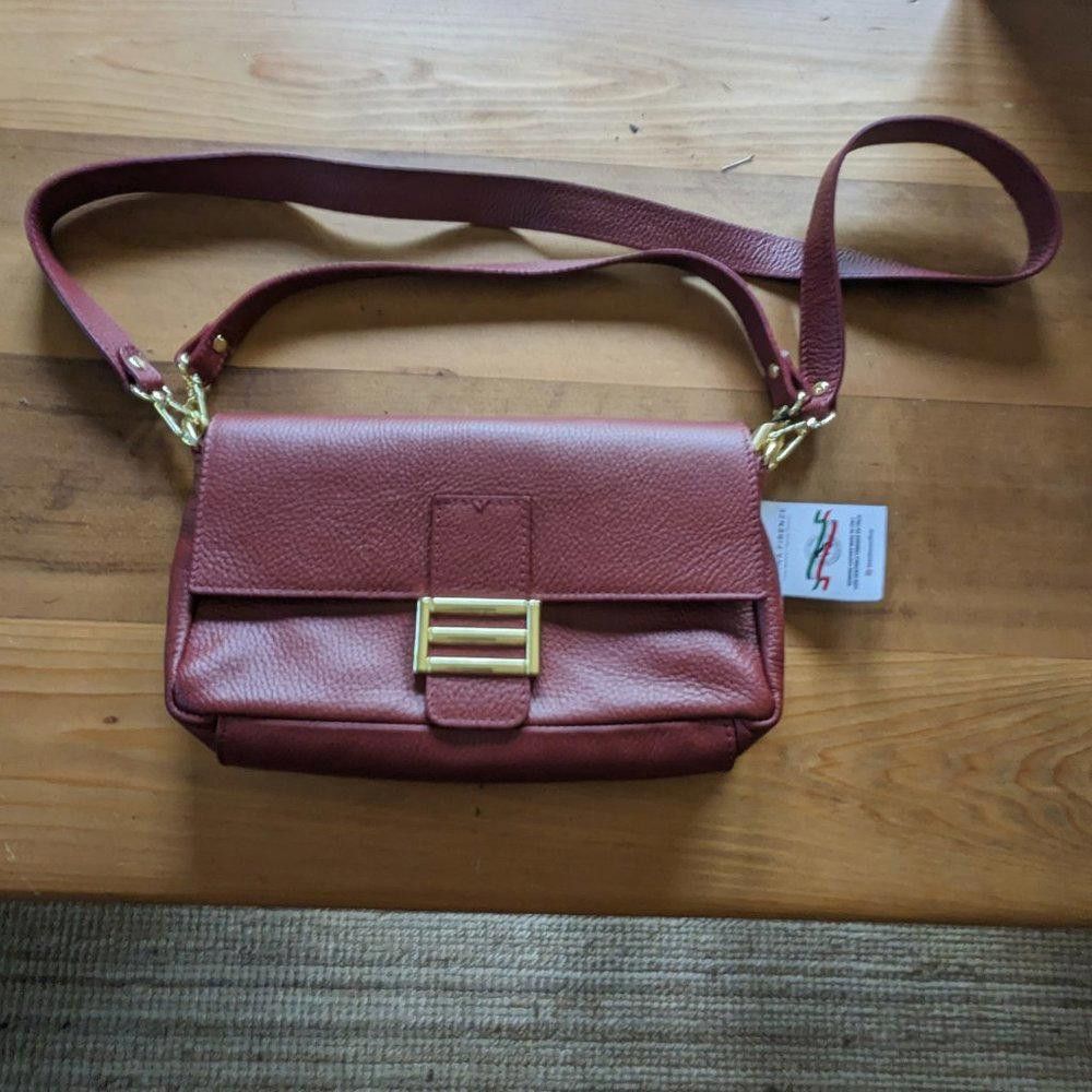 image of Designer NWT Divina Firenze Abbi Crossbody In Red, Women's