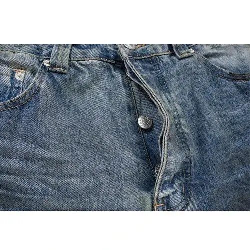 Japanese Brand × Jean Vintage Frayed Hole Baggy Jeans Size US 34 / EU 50 - 2 Thumbnail