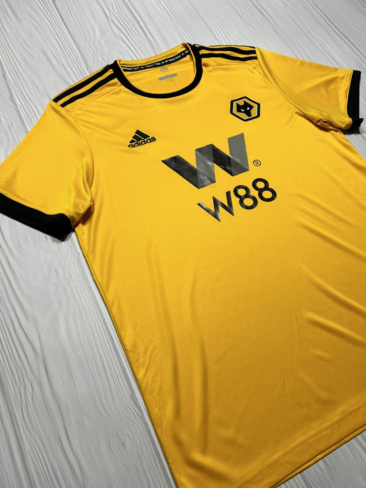 Adidas Wolverhampton 2018/19 Adidas Soccer Jersey Size L Size US L / EU 52-54 / 3 - 3 Thumbnail