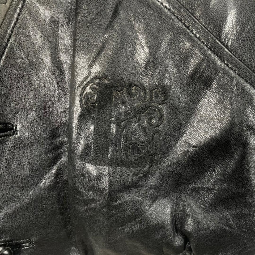 Lanvin Vintage Lanvin Studio Collared Fur Leather Jacket Size US L / EU 52-54 / 3 - 8 Thumbnail