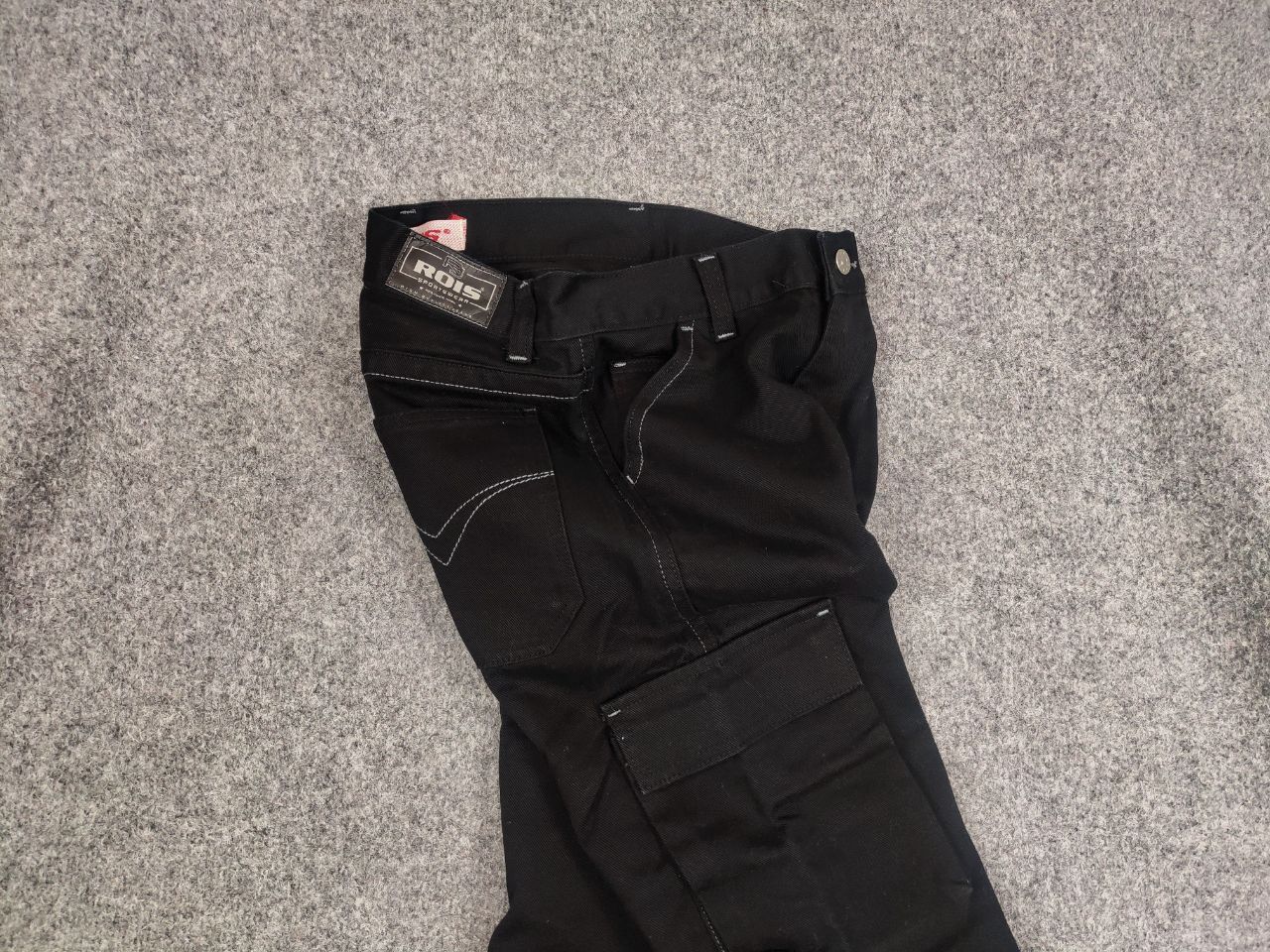 Japanese Brand Rois Sportswear Japan style Black Denim Cargo Pants Size US 30 / EU 46 - 2 Thumbnail