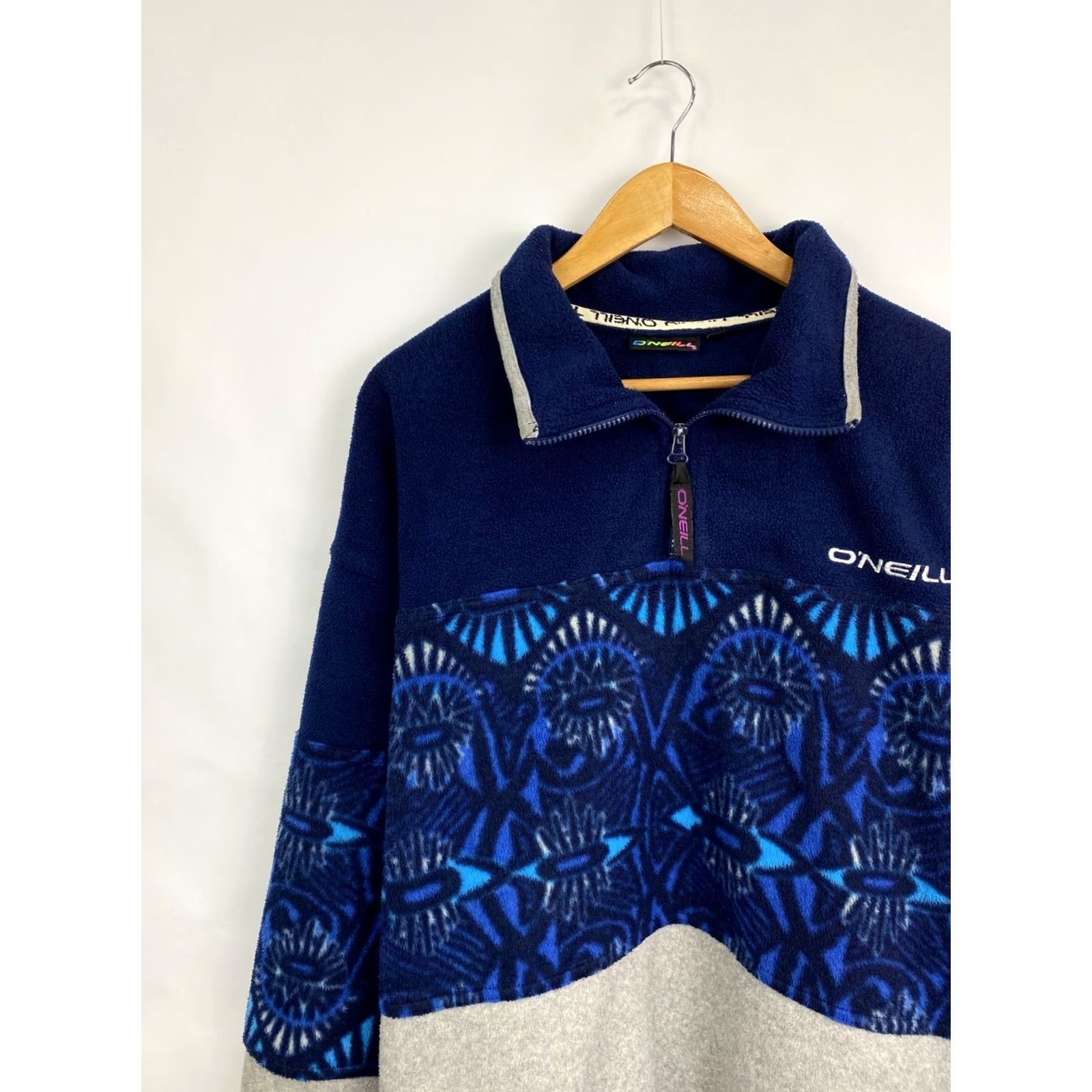 O'Neill VINTAGE O'Neill Fleece 1/4 Zip Men XL Blue 90s 1/4 Zip Fleece Size US XL / EU 56 / 4 - 3 Thumbnail