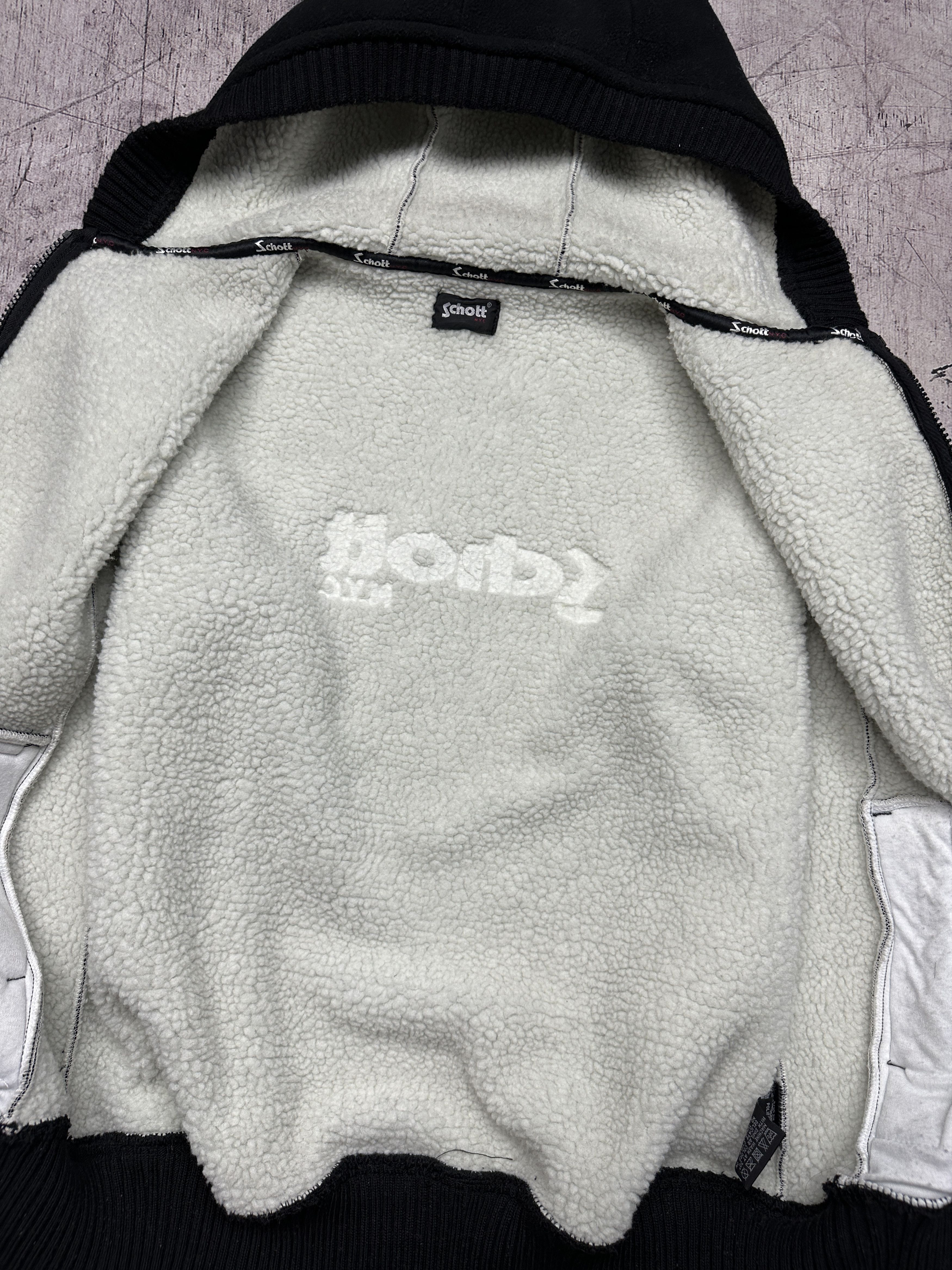 Schott Schott NYC Vintage Mens Sherpa Fleece Jacket Size US M / EU 48-50 / 2 - 5 Thumbnail