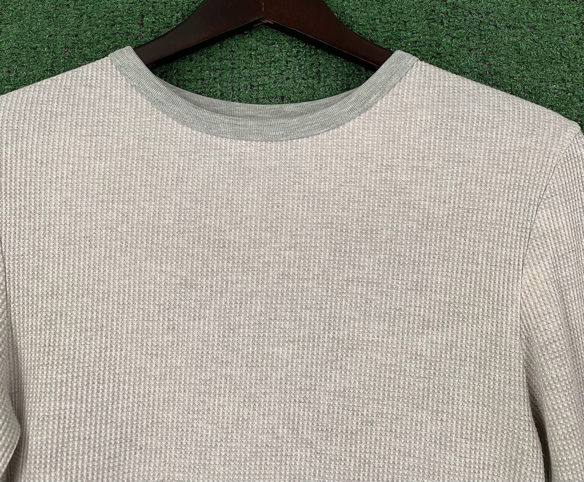 Highland Y2K Highland Cotton Blend Long Sleeve Thermal Shirt XXS Size XXS / US 00 / IT 34 - 2 Thumbnail