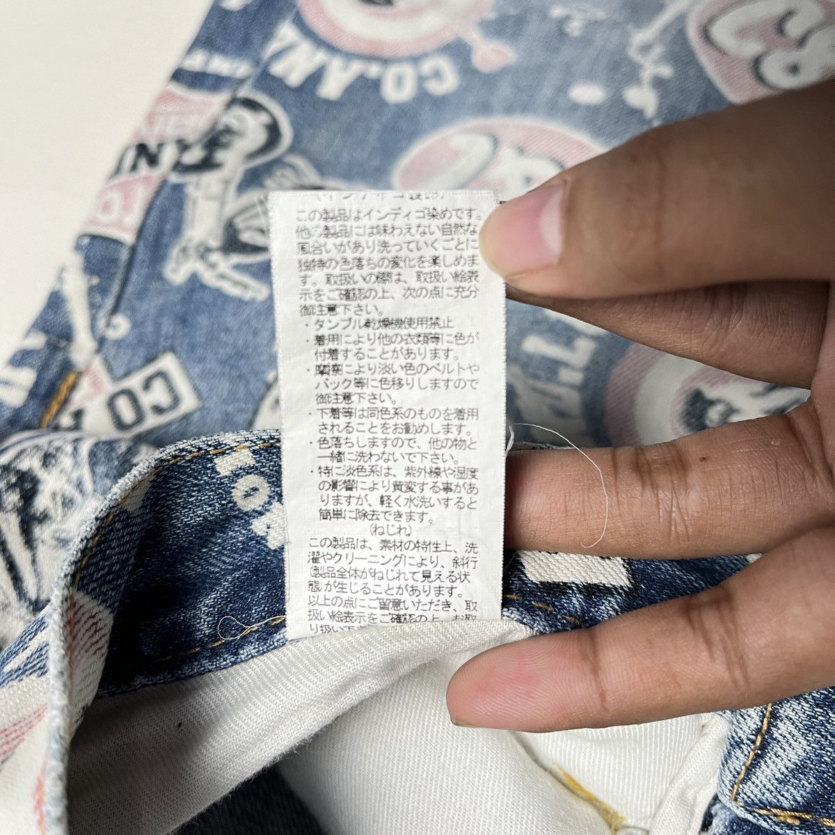 Japanese Brand Vintage co and lu all over print denim Size US 28 / EU 44 - 8 Thumbnail