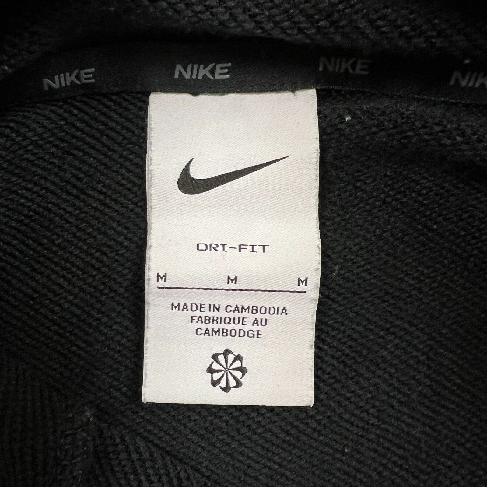 Nike × Vintage Nike Sportswear Hoodie Medium Black Big Center Swoosh Hooded Size US S / EU 44-46 / 1 - 5 Thumbnail