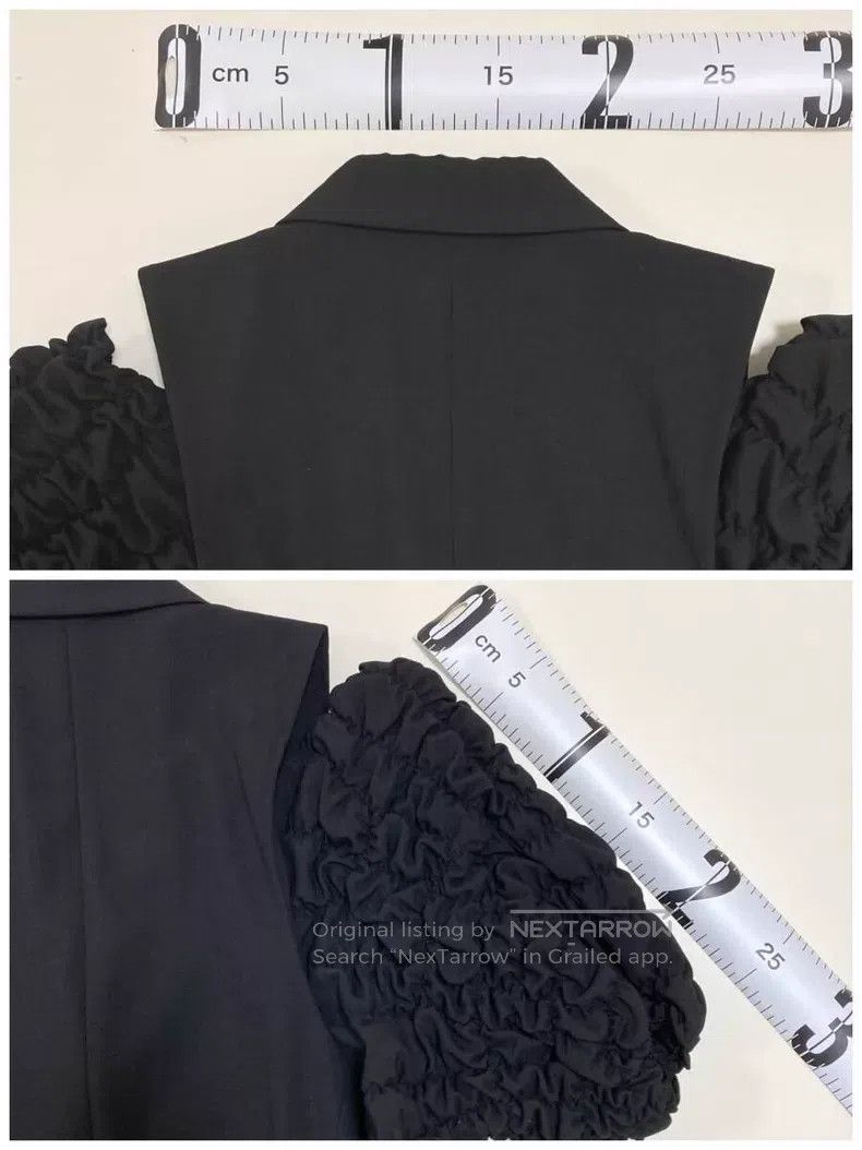 Comme des Garcons Comme Des Garcons Black Retro Puff Sleeve Top Size S / US 4 / IT 40 - 9 Thumbnail