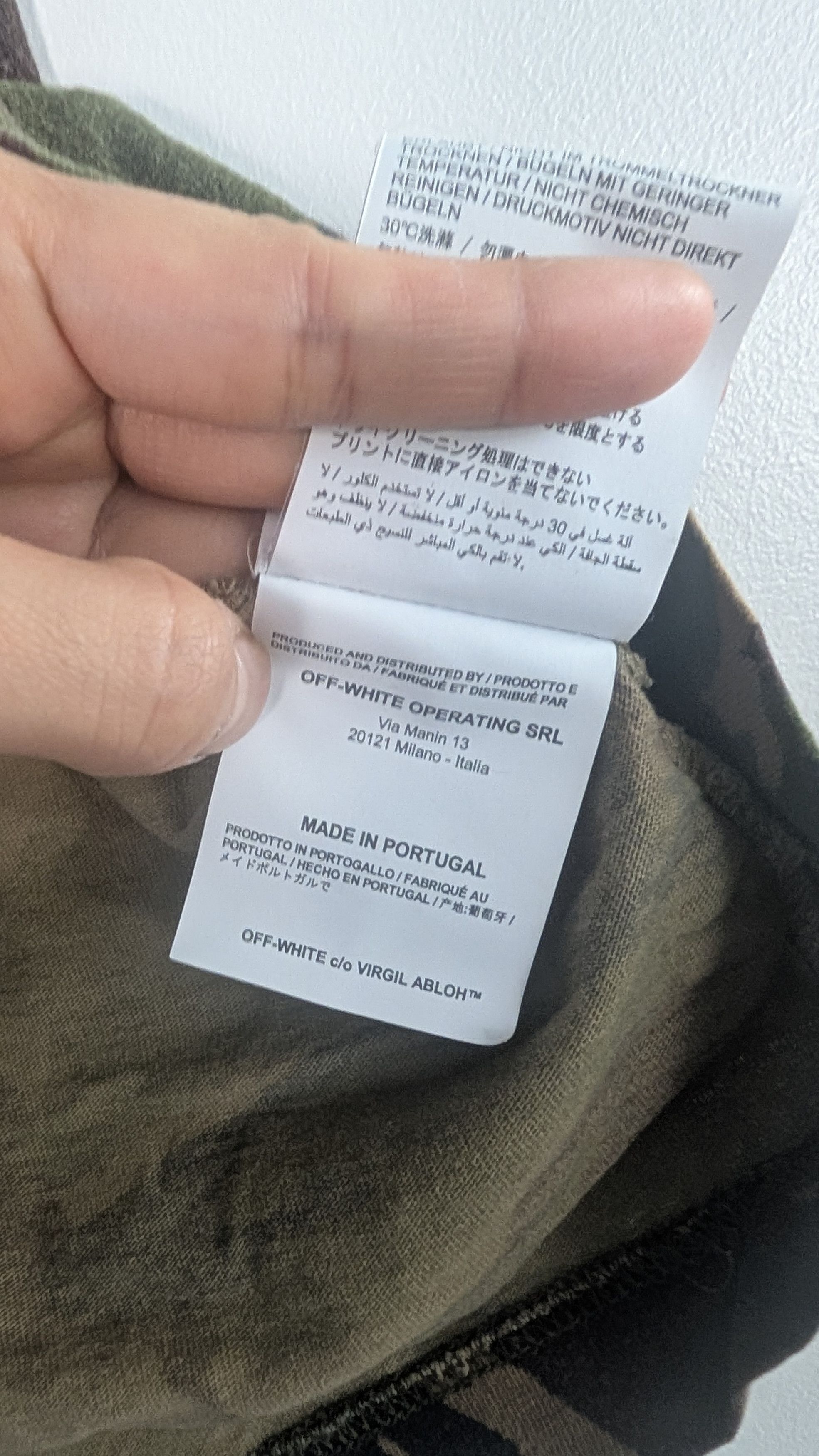 Off-White × Virgil Abloh OFF-WHITE c/o Virgil Abloh Camouflage Arrows T-Shirt - L Size US L / EU 52-54 / 3 - 10 Thumbnail