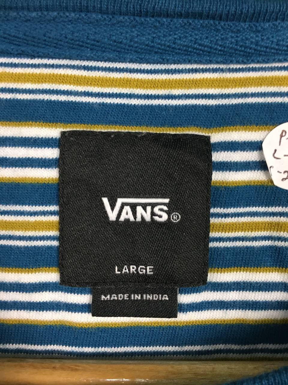 Vans Vans Retro Skate Multi-Color Stripe Long Sleeve Tee Size US L / EU 52-54 / 3 - 8 Thumbnail