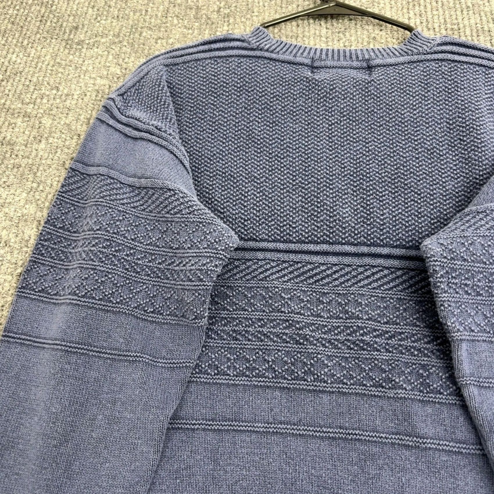 The Territory Ahead VINTAGE The Territory Ahead Sweater Men M Blue Ramie Cotton Textured Knit Casual Size US M / EU 48-50 / 2 - 6 Thumbnail
