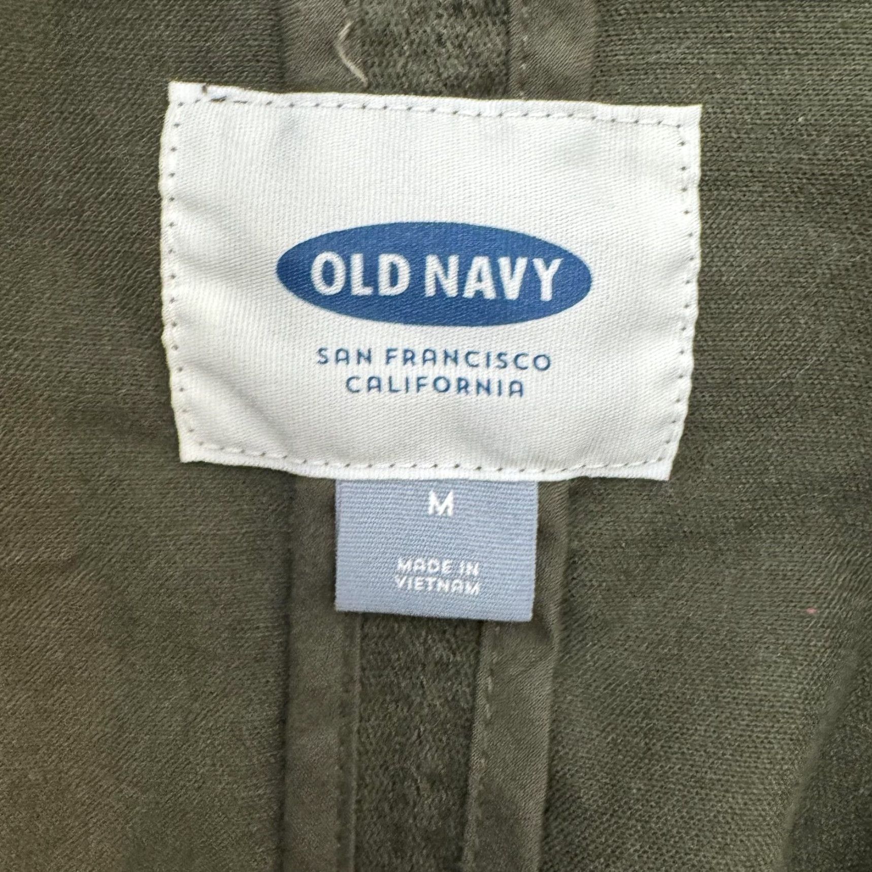 Old Navy Old Navy Jacket Women M Green Utility Parka Hooded Drawstring Pockets Full Zip Lightweight Spring Fall Casual Travel Size M / US 6-8 / IT 42-44 - 7 Thumbnail