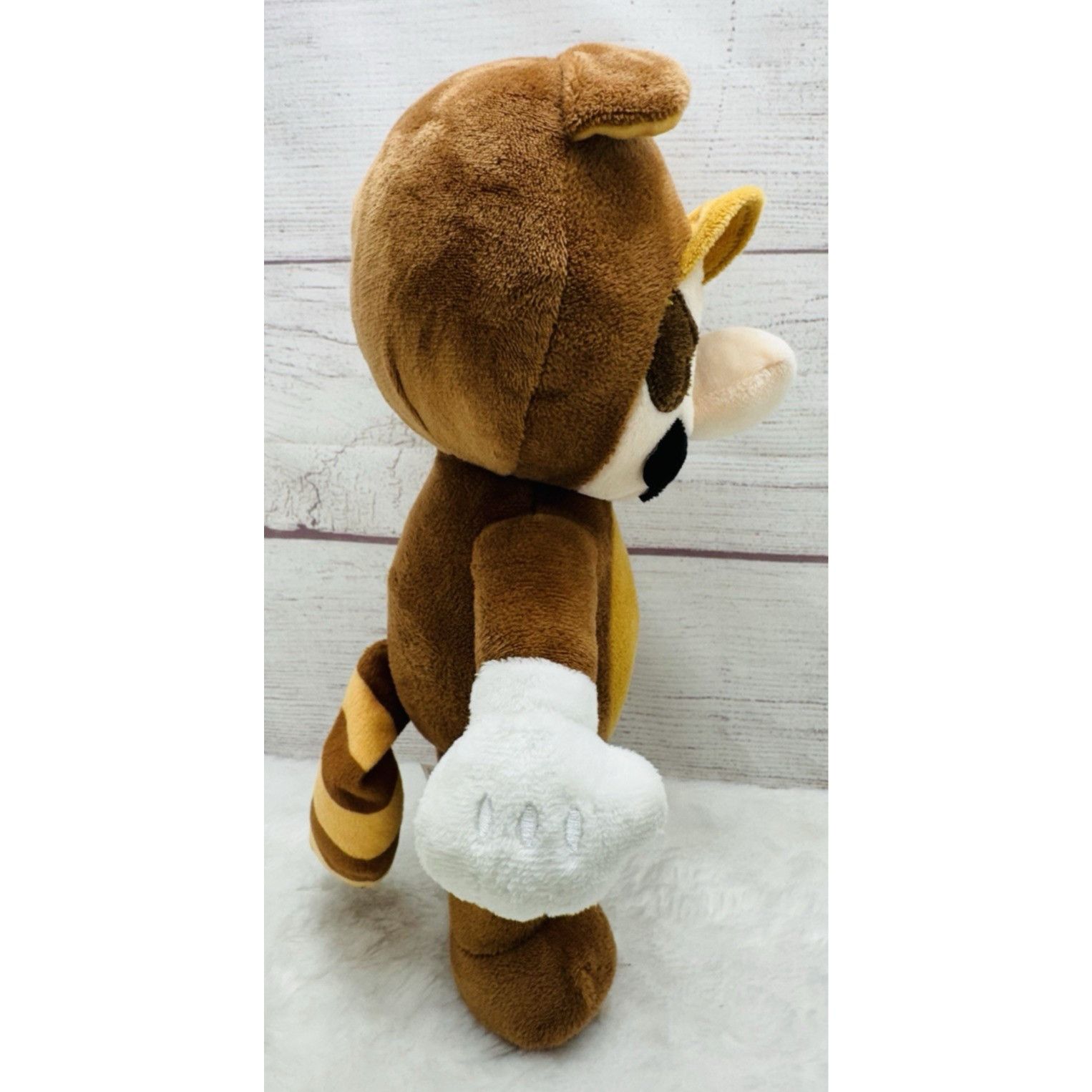 Nintendo SUPER MARIO BROS - MARIO Brown Racoon Suit Plush 11" Nintend Size ONE SIZE - 7 Thumbnail