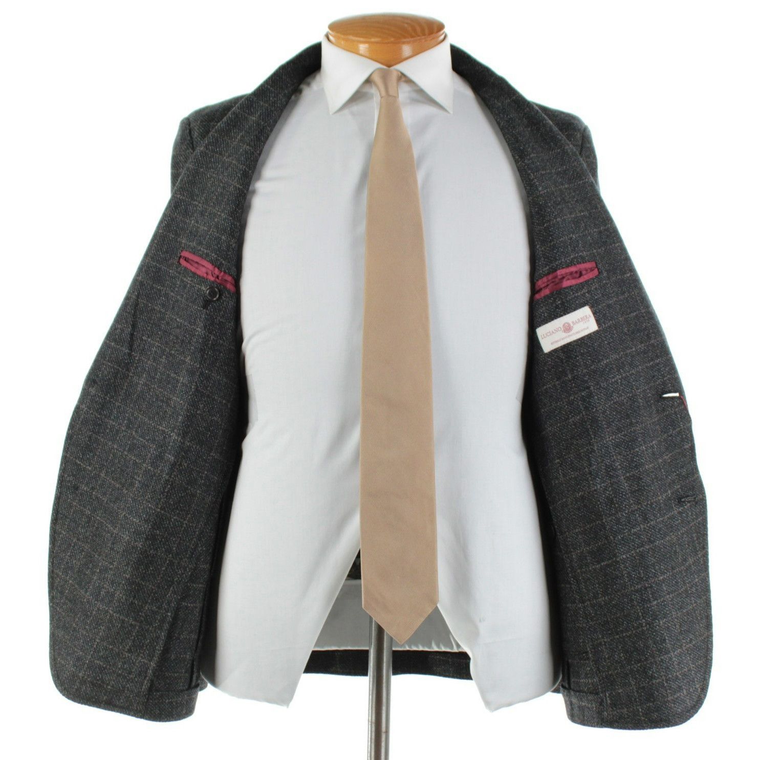 Luciano Barbera Luciano Barbera Sport Coat Size 40 US in Gray Size 40R - 6 Thumbnail