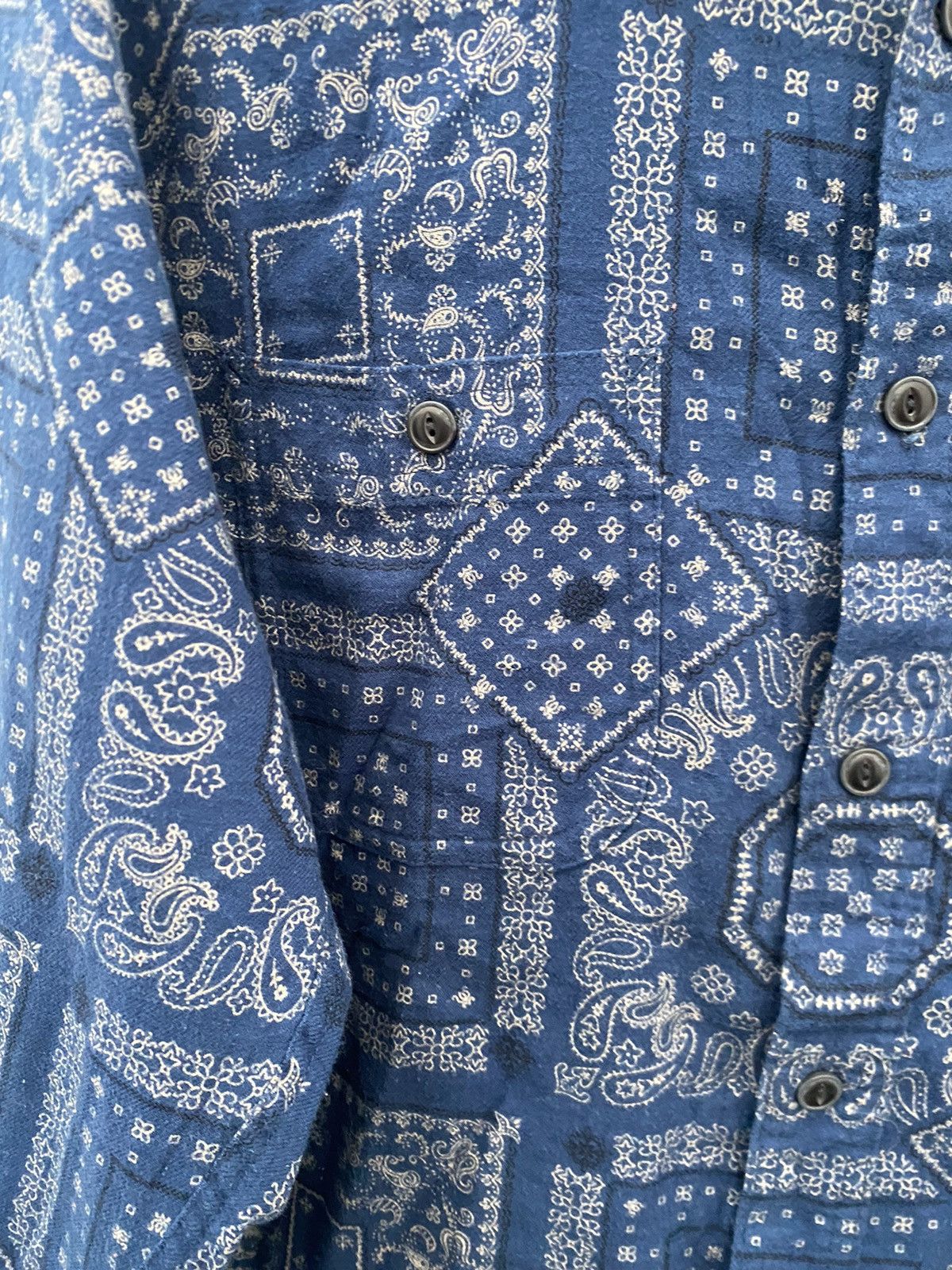 Japanese Brand × Kapital × Uniqlo UNIQLO BANDANA SHIRT BUTTON UP DOUBLE POCKET Size US XL / EU 56 / 4 - 4 Thumbnail