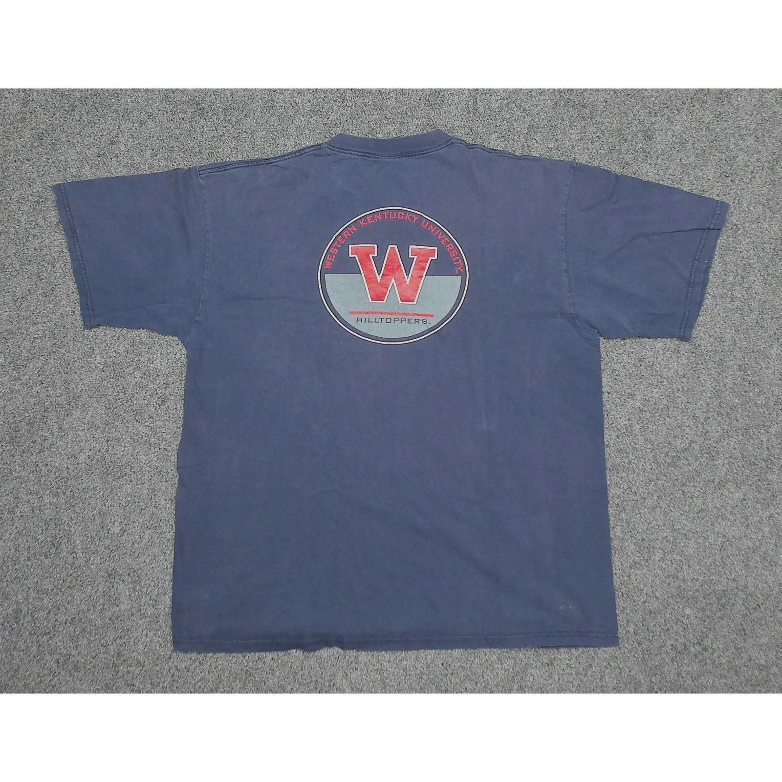 Jansport JanSport 1999 Thrashed Faded Western Kentucky Boxy Tee Size US XL / EU 56 / 4 - 4 Thumbnail