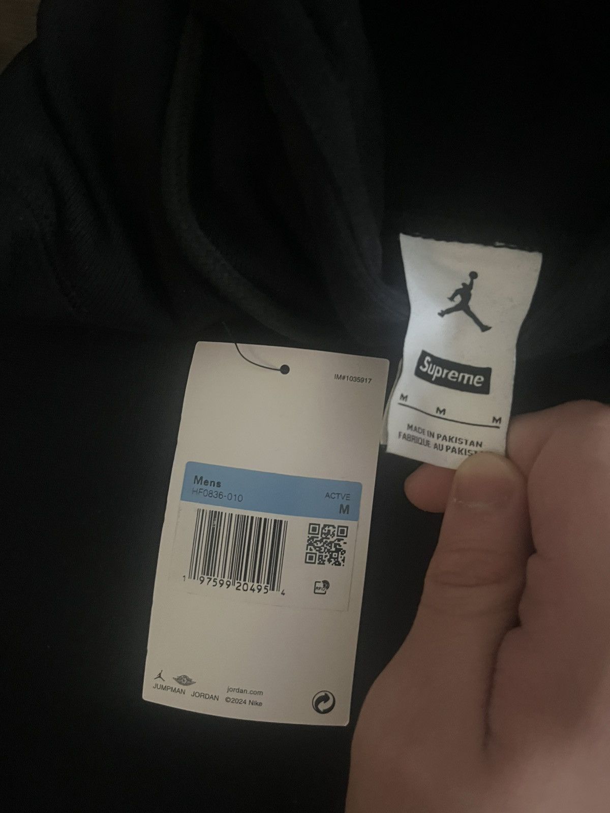 Jordan Brand × Supreme Supreme X Jordan Hoodie FW24 Size US M / EU 48-50 / 2 - 5 Thumbnail