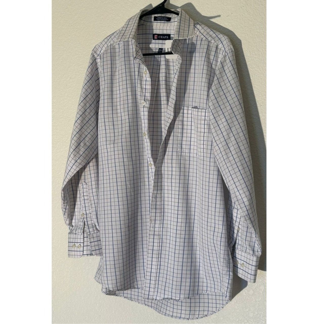 Chaps Ralph Lauren Chaps Ralph Lauren White Plaid Shirt - 15/15.5 32/33 Size US M / EU 48-50 / 2 - 3 Thumbnail