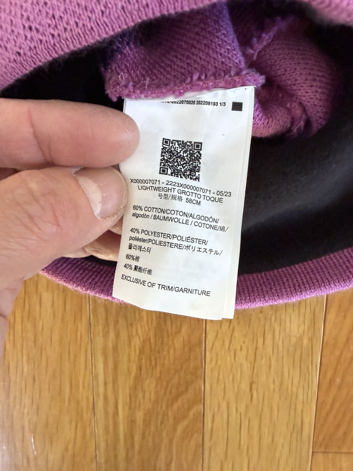 Arc'teryx Arc’teryx Bird Toque Beanie Pink Size ONE SIZE - 4 Thumbnail