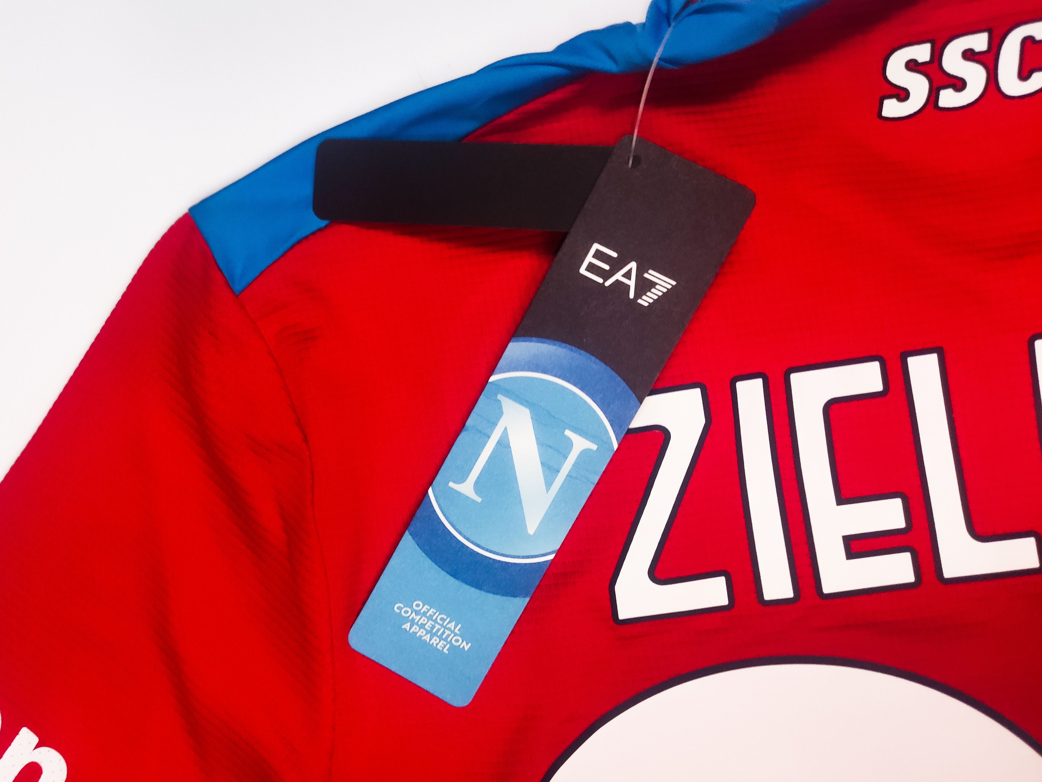 Emporio Armani BNWT Zieliński #20 SSC Napoli 2020 2021 Shirt Signed Size US S / EU 44-46 / 1 - 16 Thumbnail