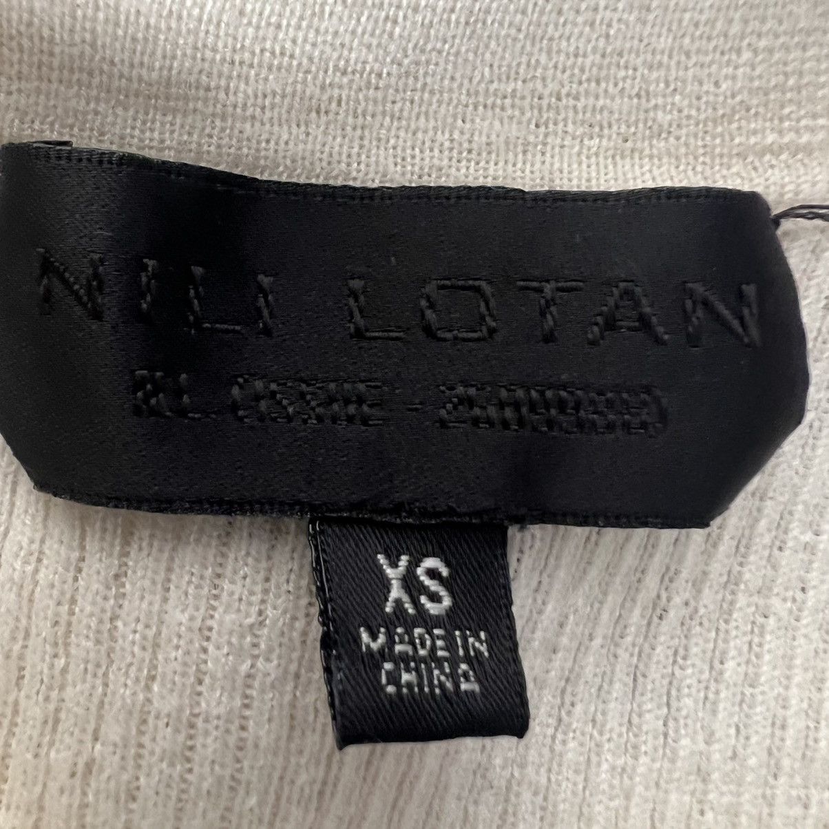 Nili Lotan Nili Lotan Collared Sweater XS Wool Blend Luxe Pullover Size XS / US 0-2 / IT 36-38 - 10 Thumbnail
