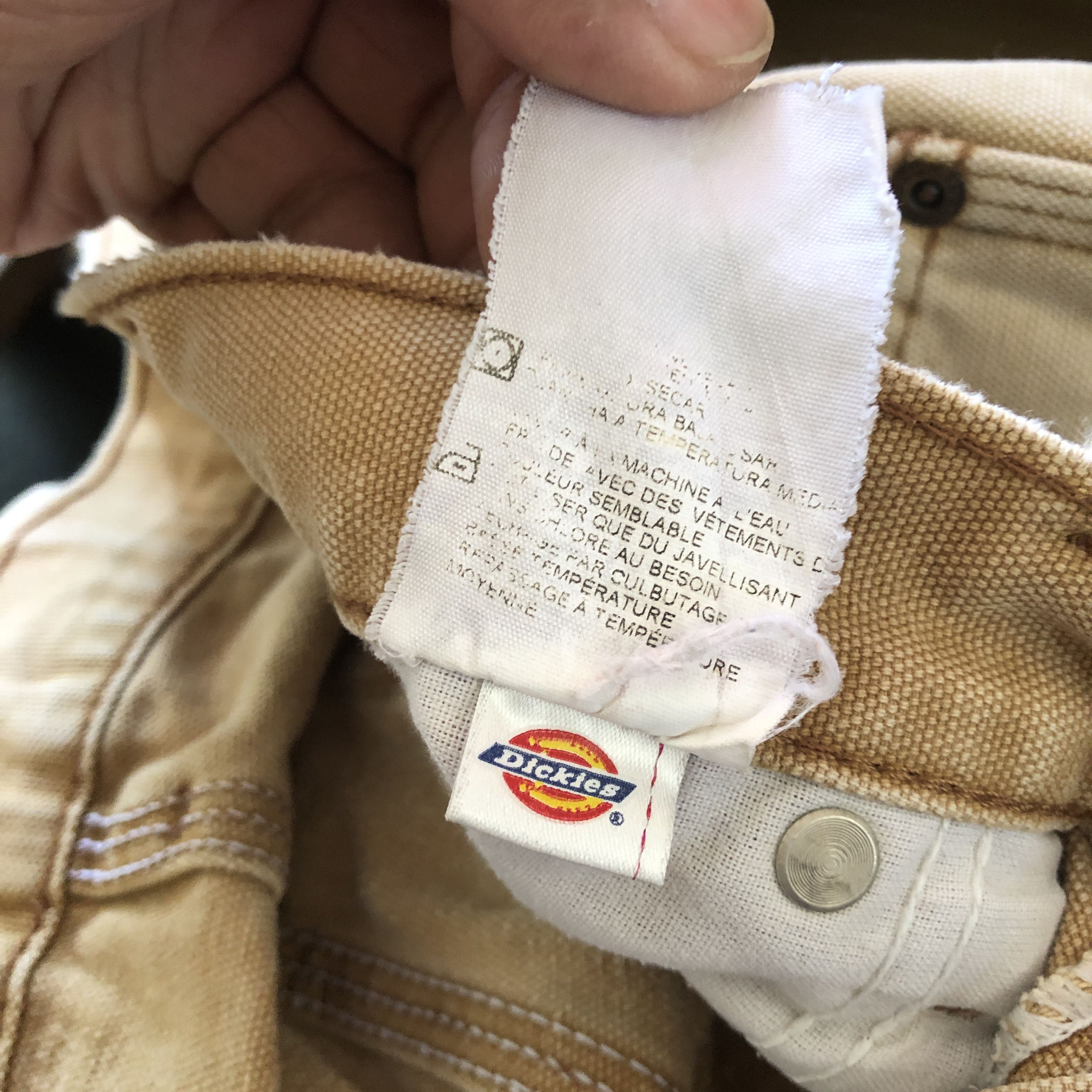Dickies Vintage Rusty Distressed Dickies Baggy Cargo Carpenter Jeans Size US 32 / EU 48 - 8 Thumbnail