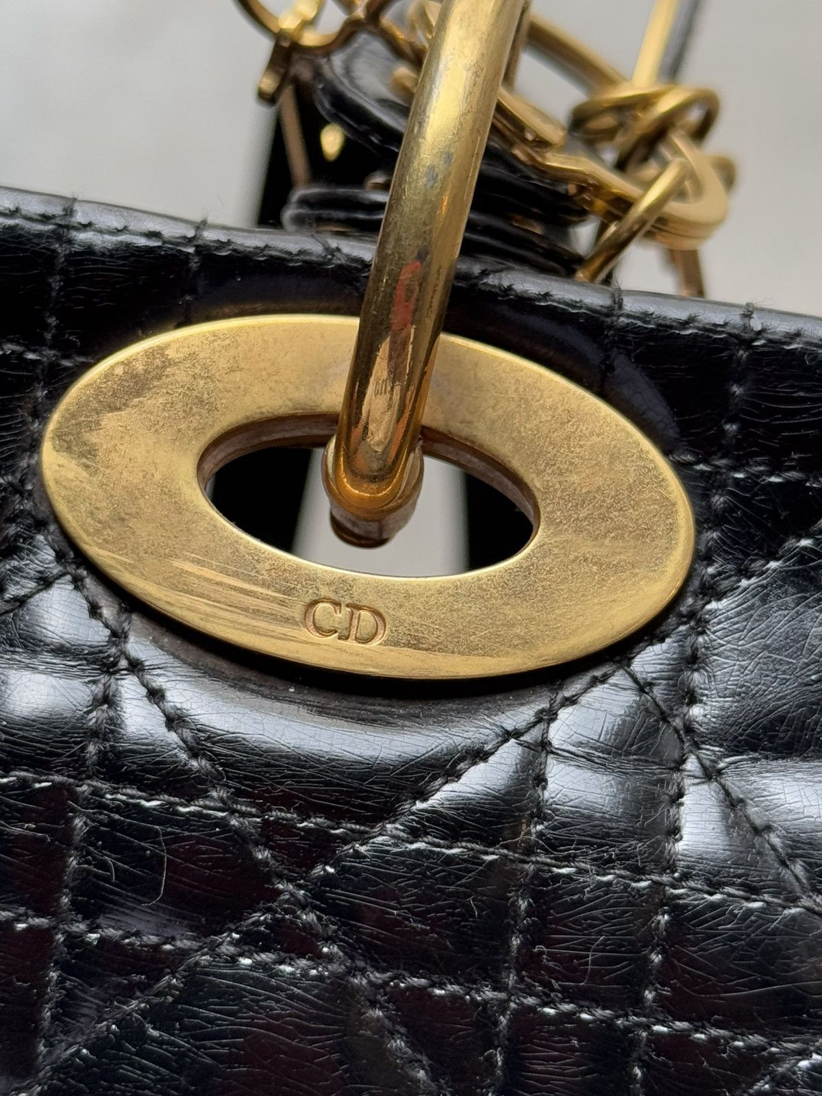 Dior Vintage - Dior Pattent Leather Mini Backpacks Size ONE SIZE - 15 Thumbnail