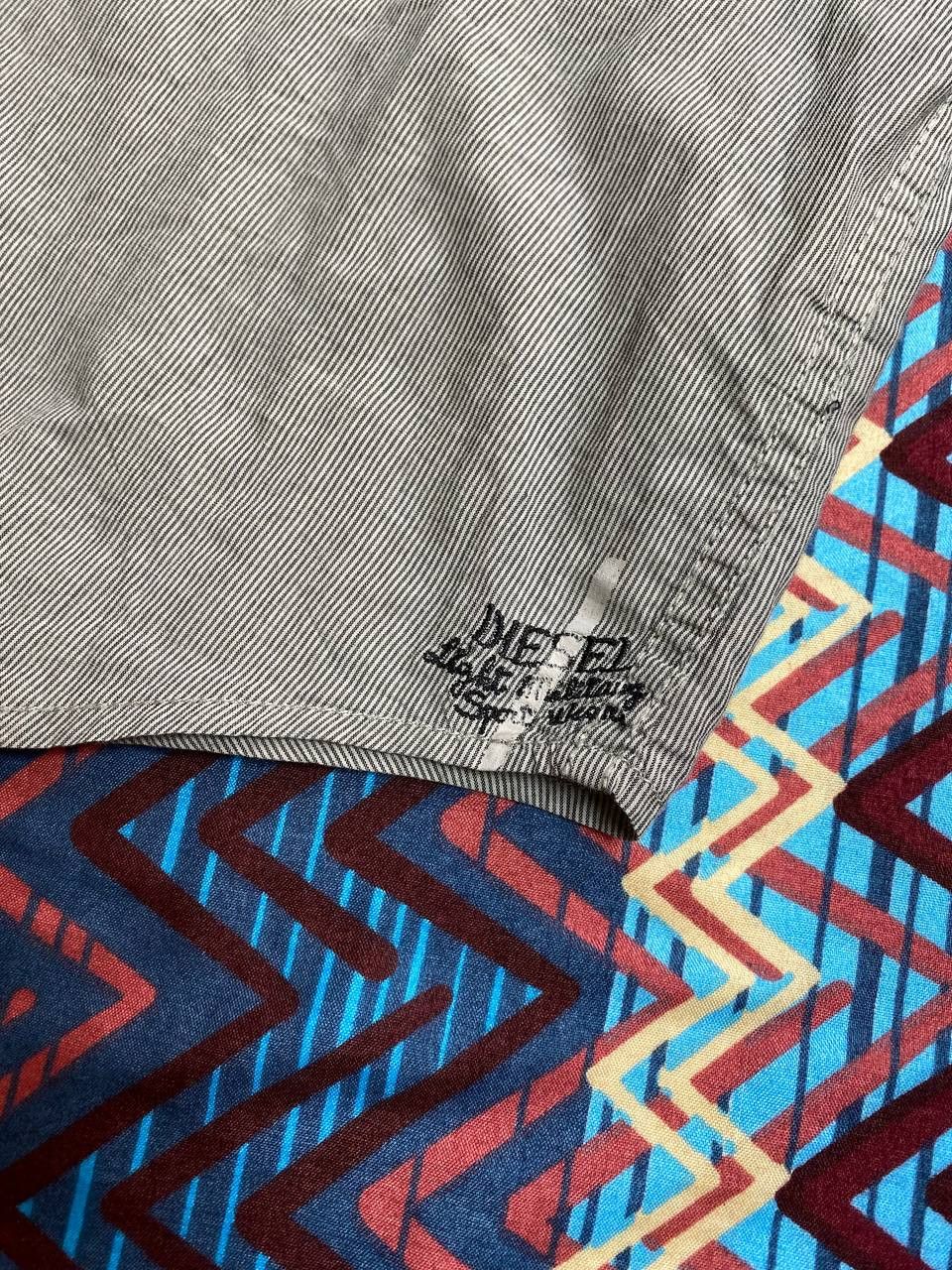 Diesel × Japanese Brand Diesel Cyber Embroidared Vintage Shirt Size M Size US M / EU 48-50 / 2 - 9 Thumbnail