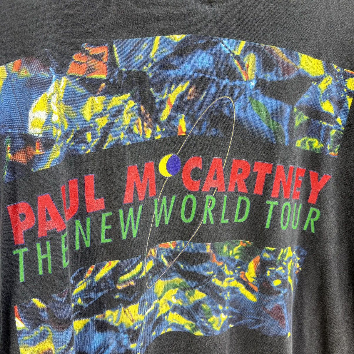 Band Tees × Vintage Vintage Paul McCartney The New World Tour T-shirt Size US XXL / EU 58 / 5 - 15 Thumbnail