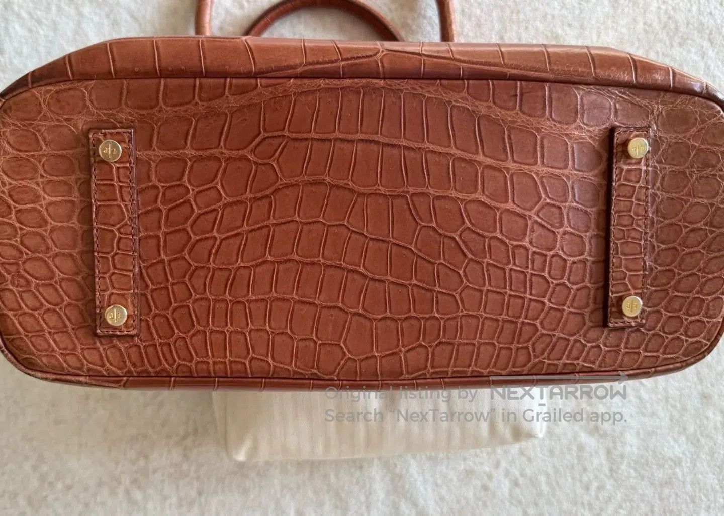 Loro Piana Loro Piana Bellevue Crocodile Handbag. Size ONE SIZE - 8 Thumbnail