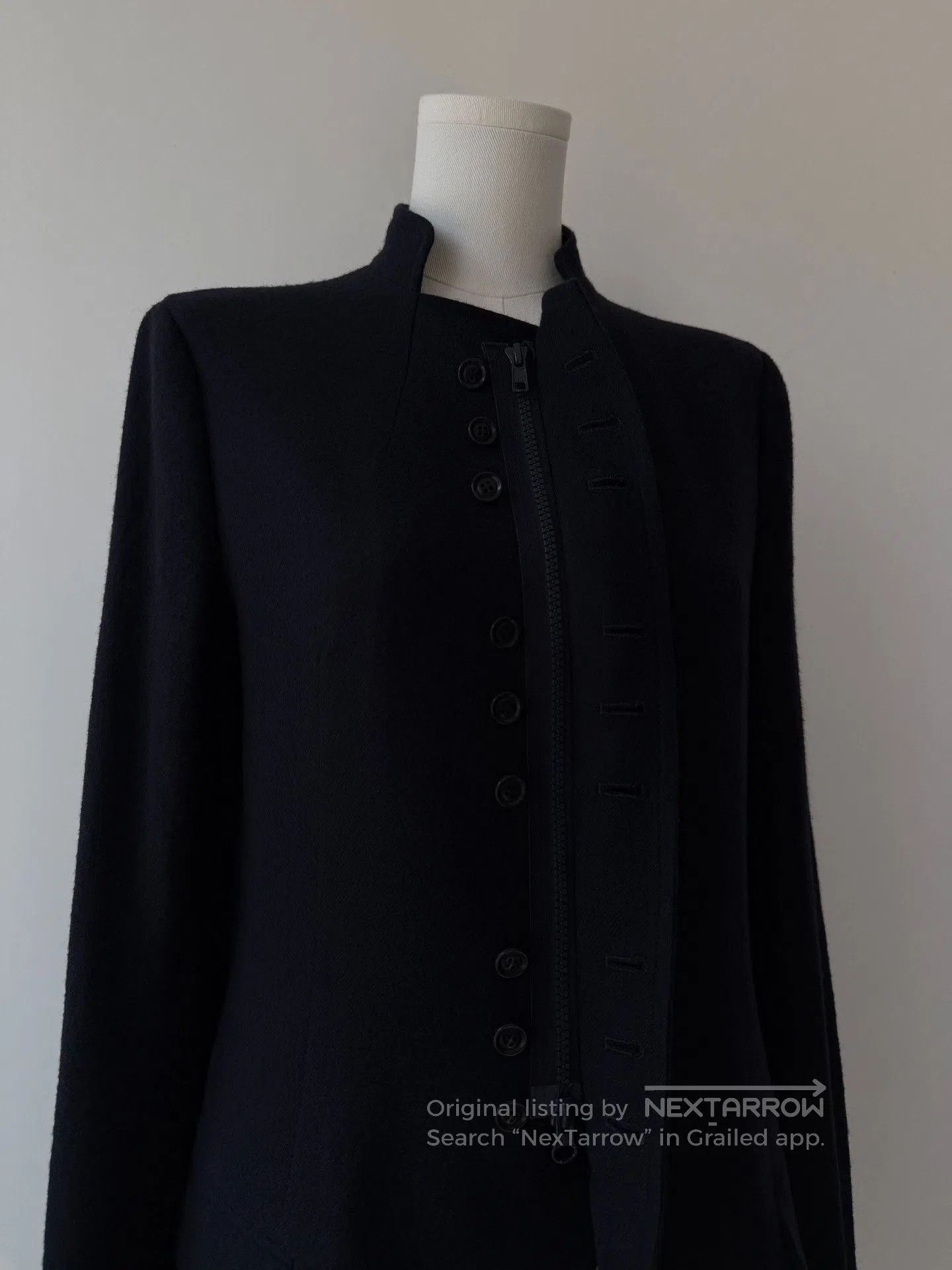 Yohji Yamamoto Yohji Yamamoto Y's 23AW Buttoned Coat. Size US M / EU 48-50 / 2 - 3 Thumbnail