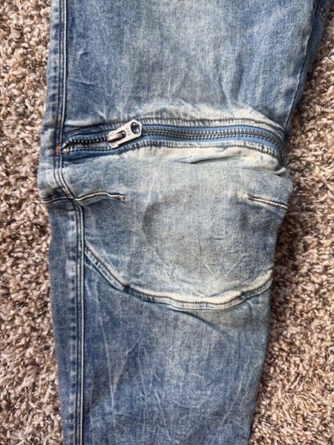 G-Star 5620 3D Zip Knee Skinny Jeans Size US 38 / EU 54 - 9 Thumbnail