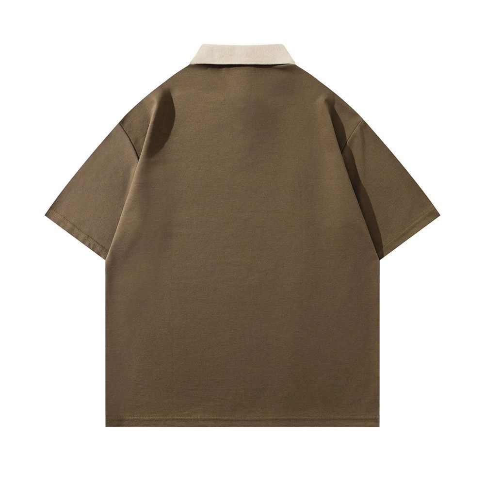 Japanese Brand × Vintage Letter print retro American loose casual lapel polo shirt Size US M / EU 48-50 / 2 - 2 Thumbnail