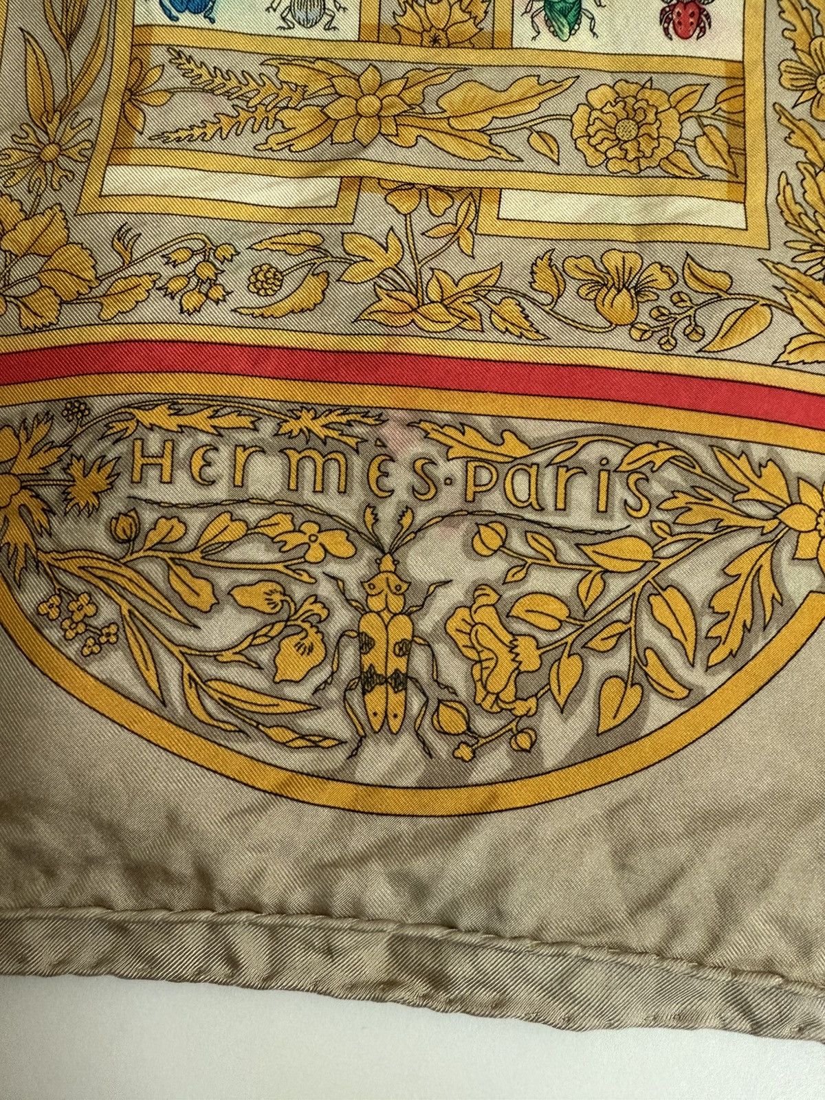 Hermes vintage Herme’s Paris JoyauxdeL’ete Jacquelot 90s Silk Scarf Size ONE SIZE - 7 Thumbnail