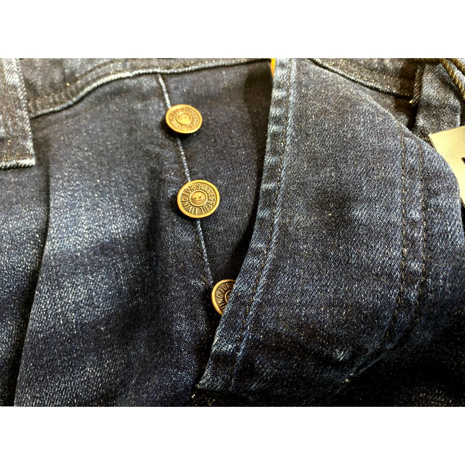 Diesel NWT Diesel Industry Markee Jeans Mens 38x32 Blue Denim Straight Leg Whiskers NEW Size US 38 / EU 54 - 5 Thumbnail