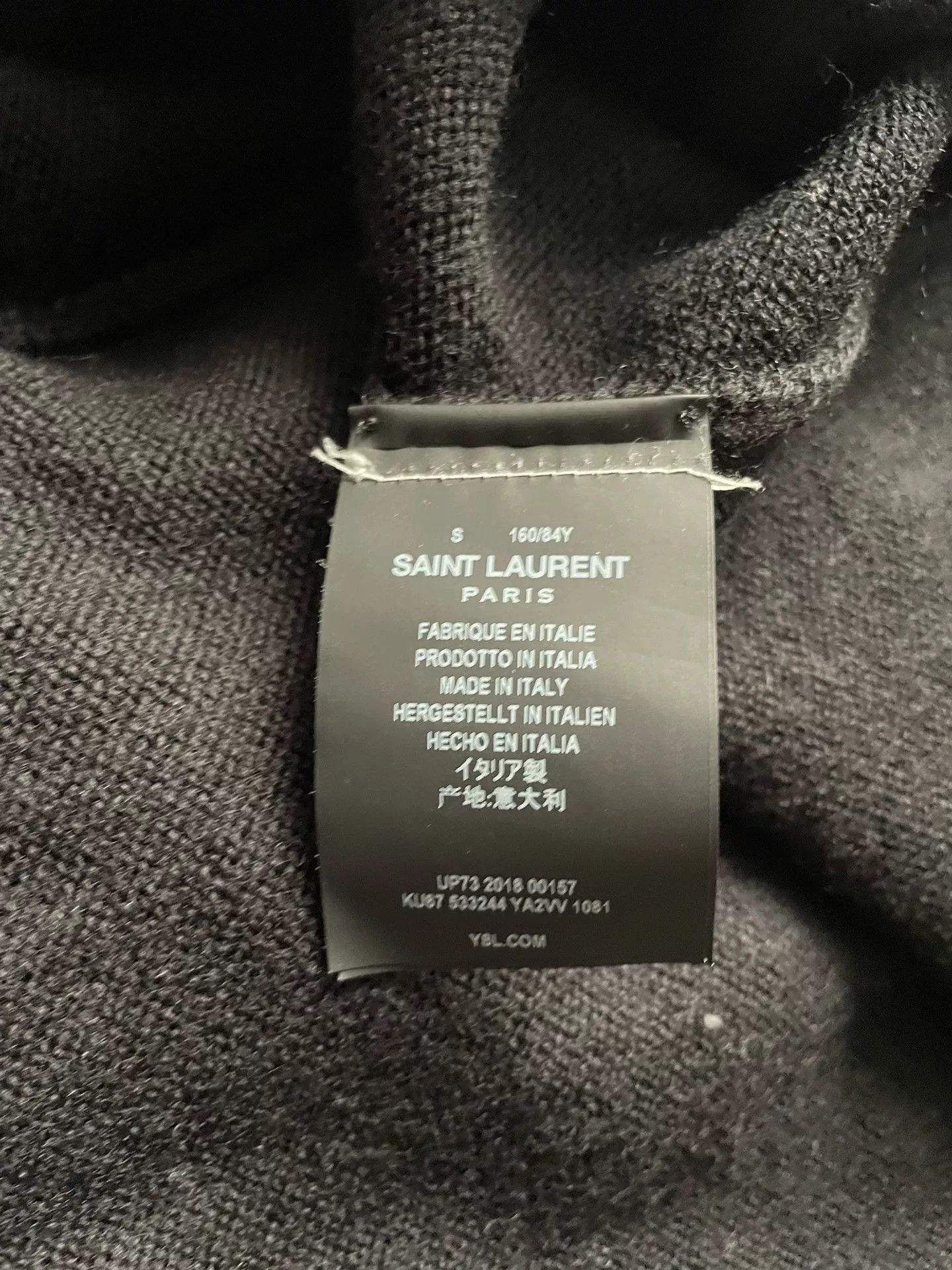 Saint Laurent Paris saint laurent heart studded cardigan. Size S / US 4 / IT 40 - 4 Thumbnail