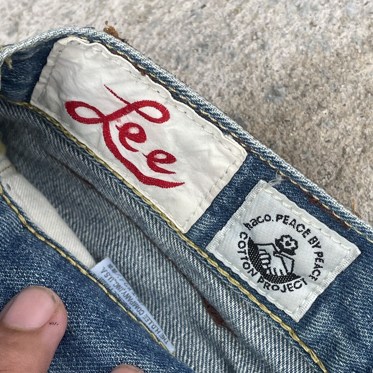 Lee “LEE” RARE PEACE BY PEACE COTTON PROJECT LEE DENIM JEAN Size 28" / US 6 / IT 42 - 10 Thumbnail