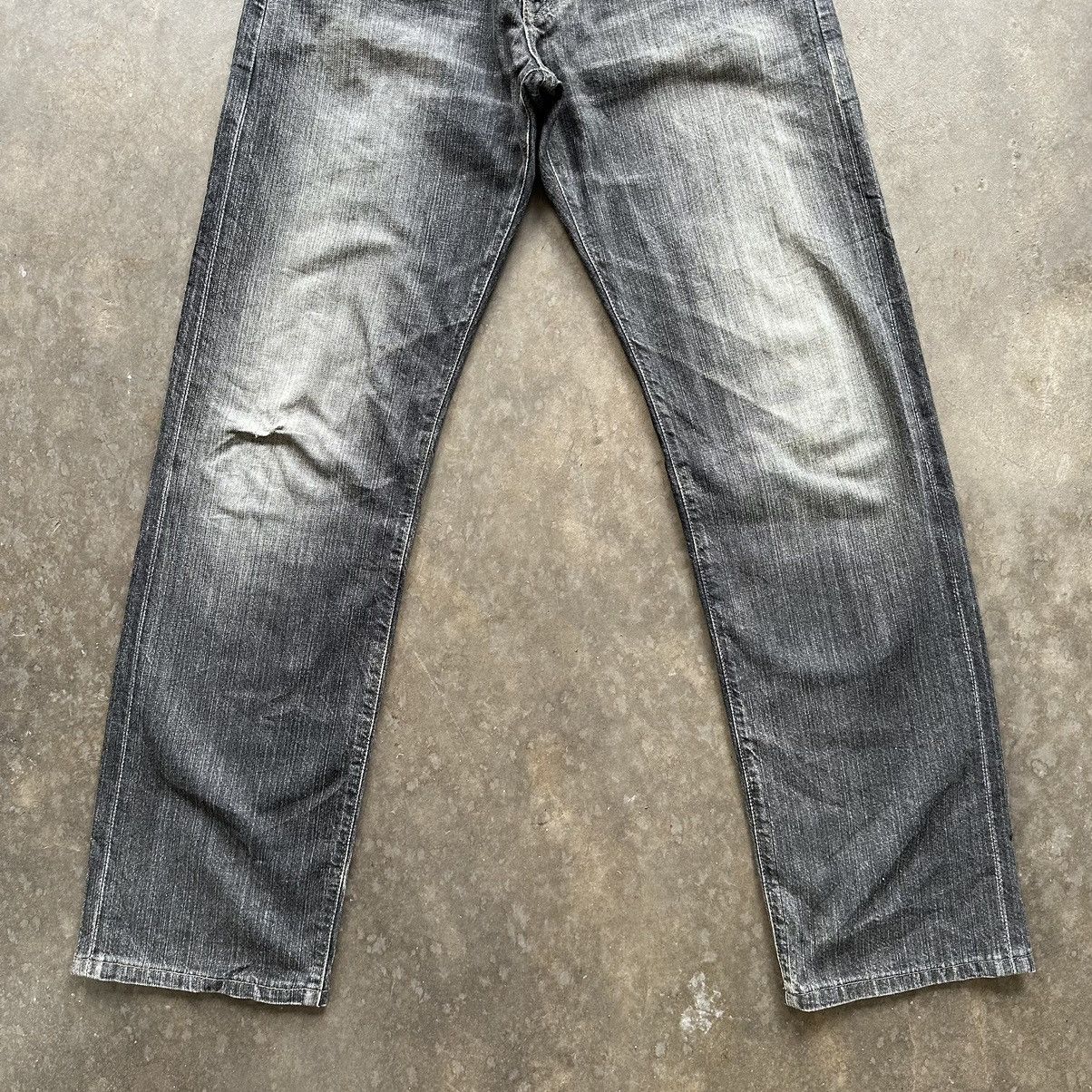 Edwin × Jean × Vintage Vintage Black Edwin Faded Distressed Denim Jean Pant W28 Size US 28 / EU 44 - 2 Thumbnail