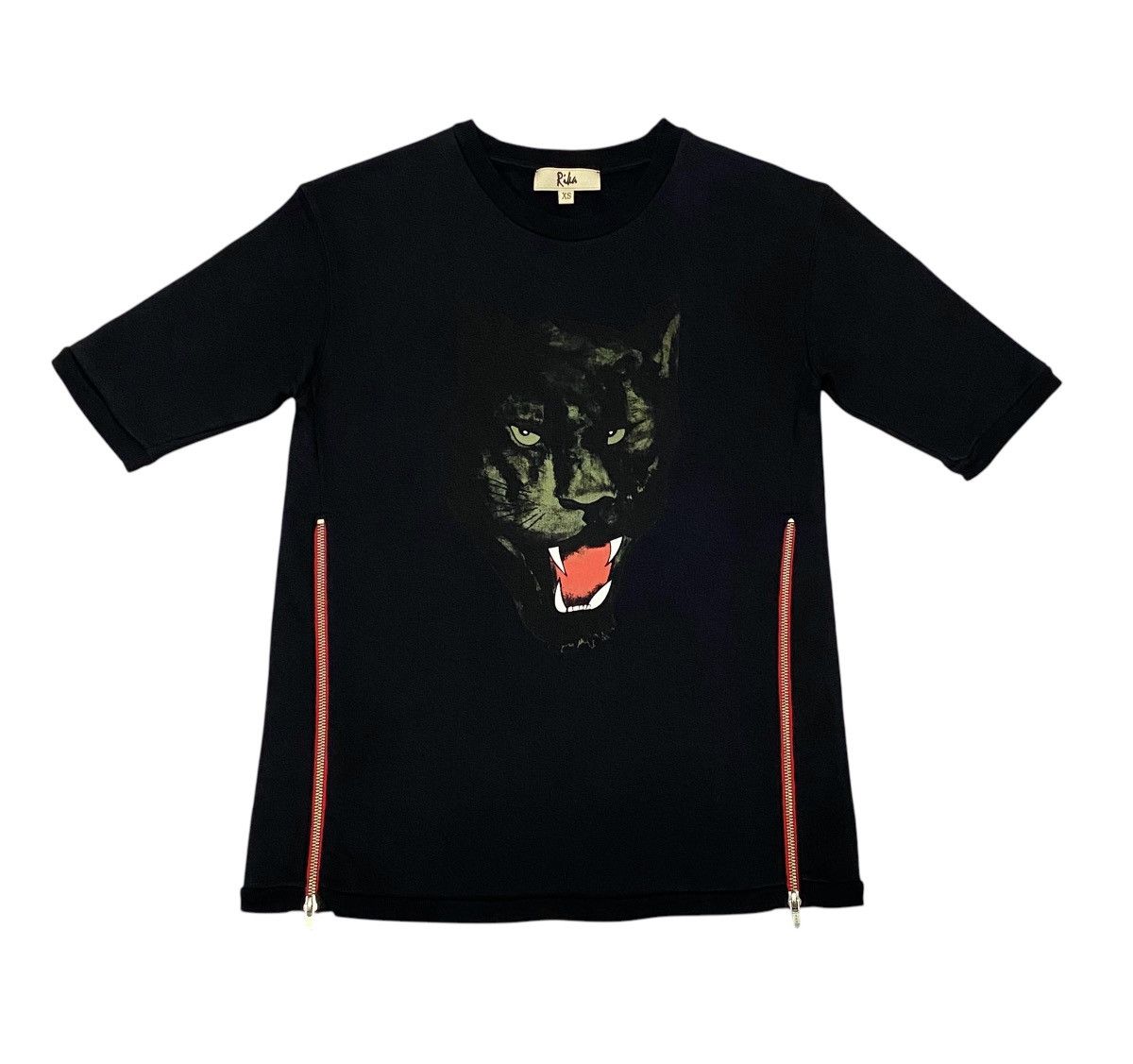 Designer × Japanese Brand Rika Studio Black Panther Print Sweat Top Size XS / US 0-2 / IT 36-38 - 1 Thumbnail